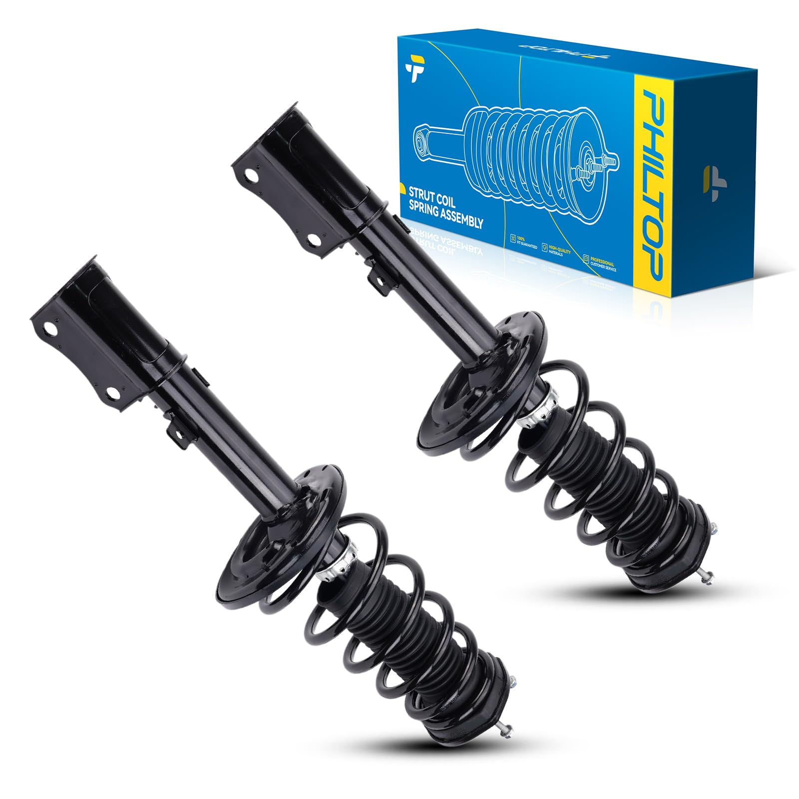 Philtop Rear Struts Fit For Camry 2007 2008 2009 2010 2011, Avalon 2008 2009 2010 2011 2012, Complete Shocks Absorber Quick Susp