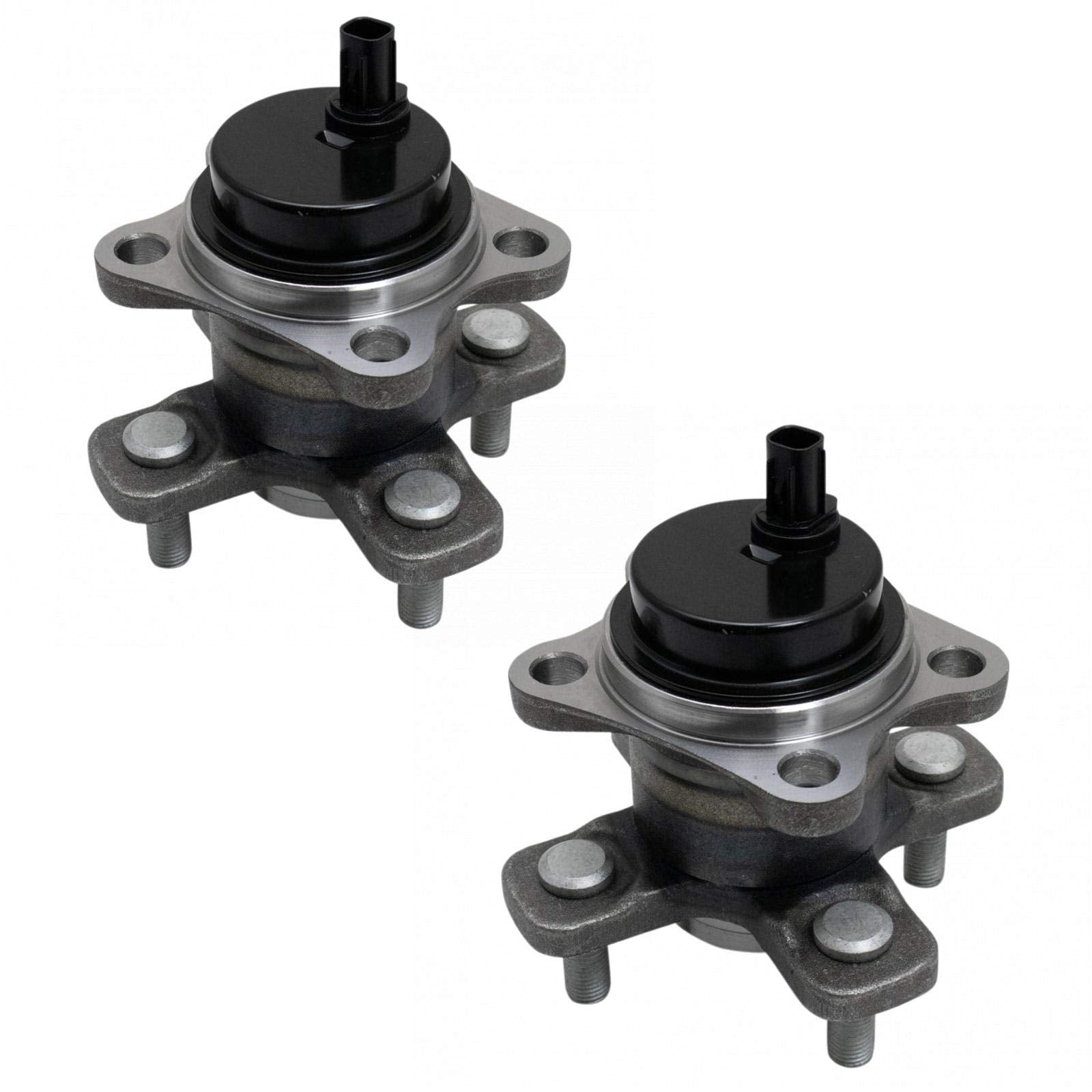 Trq Rear Wheel Hub Bearings Assembly Set Compatible With 2012-2015 Scion Iq