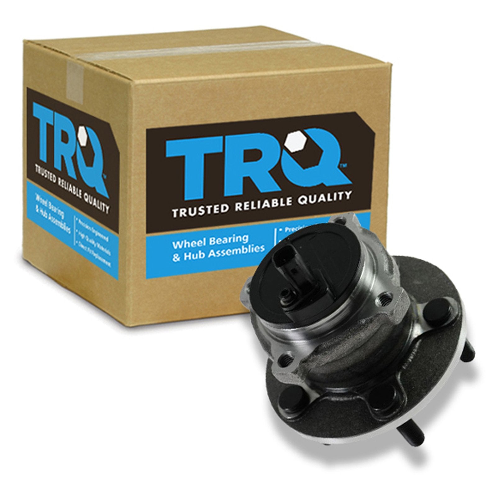 Trq Rear Left Right Wheel Hub Bearing Assembly Driver Passenger Side Compatible With 2009-2014 Acura Tsx 2008-2012 Honda Accord