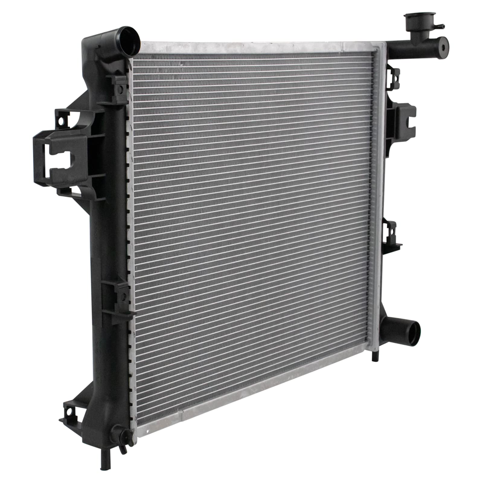 Trq Radiator Assembly Aluminum Core Compatible With 06-10 Jeep Commander 05-10 Grand Cherokee Ch3010327 Cu2839