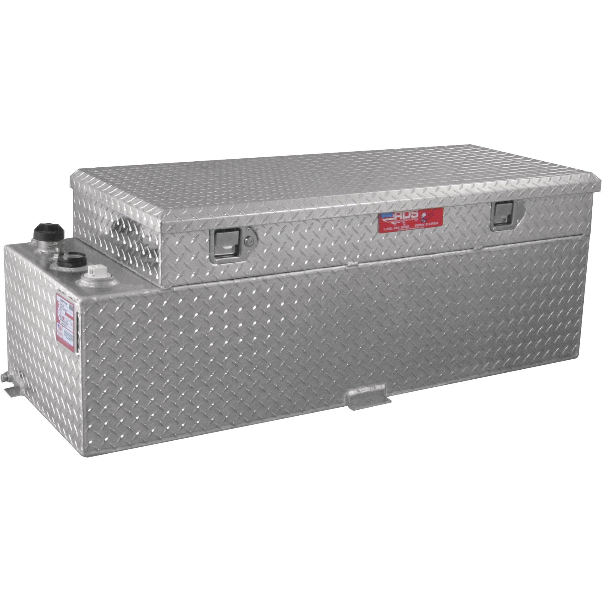 Rds Mfg Inc - 72548 Fuel Transfer Tank/Auxiliary Fuel Tank/Toolbox Combo - 60 Gallon