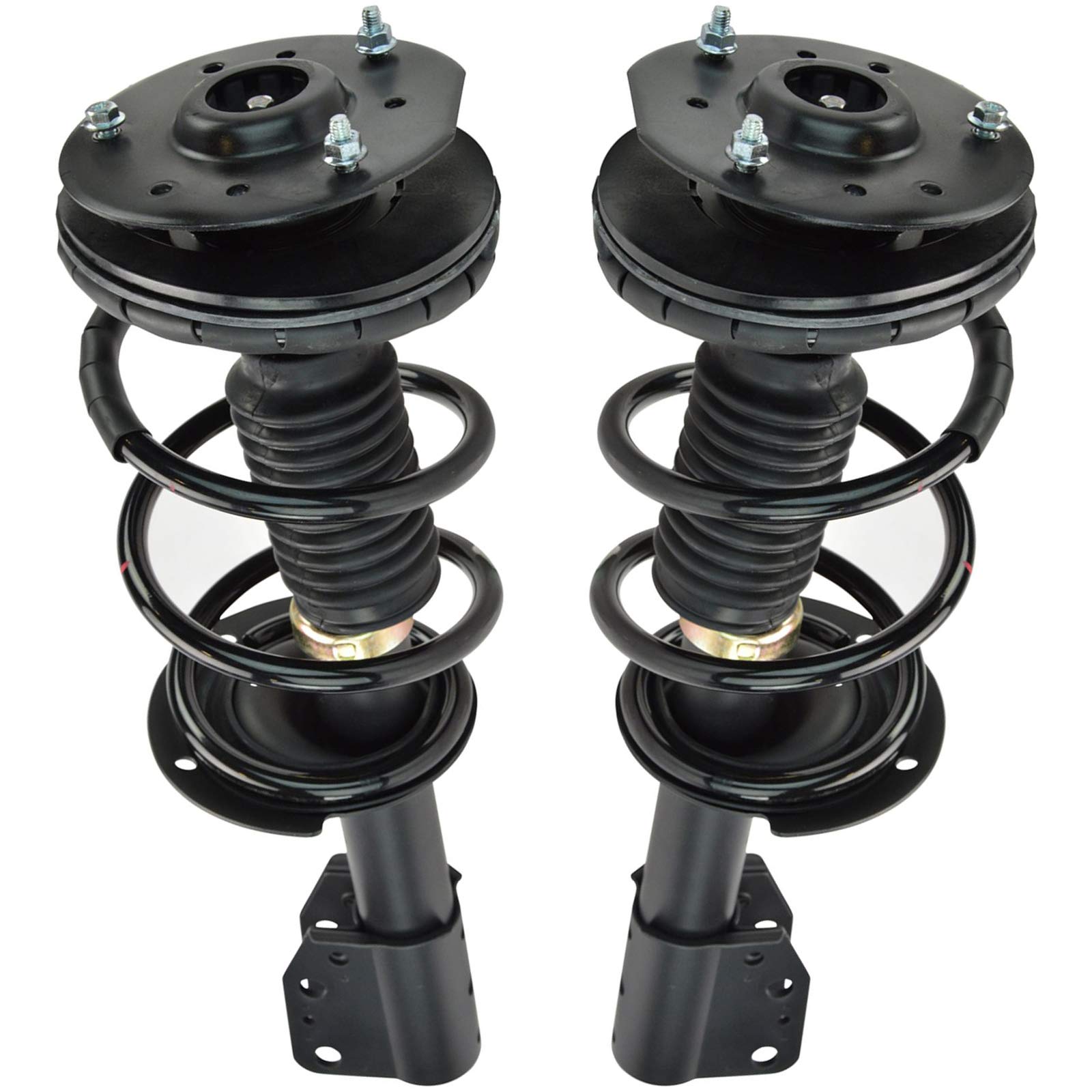 Trq Front Strut & Coil Spring Assembly Set Driver & Passenger Sides Compatible With 04-05 Chevrolet Classic 97-03 Malibu 99-04 O