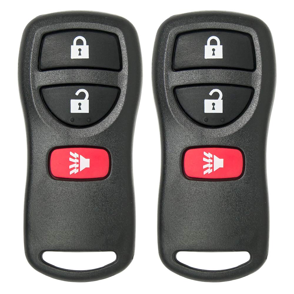 Keyless2Go Replacement for Keyless Entry Remote Car Key Fob 3 Button KBRASTU15-2 Pack