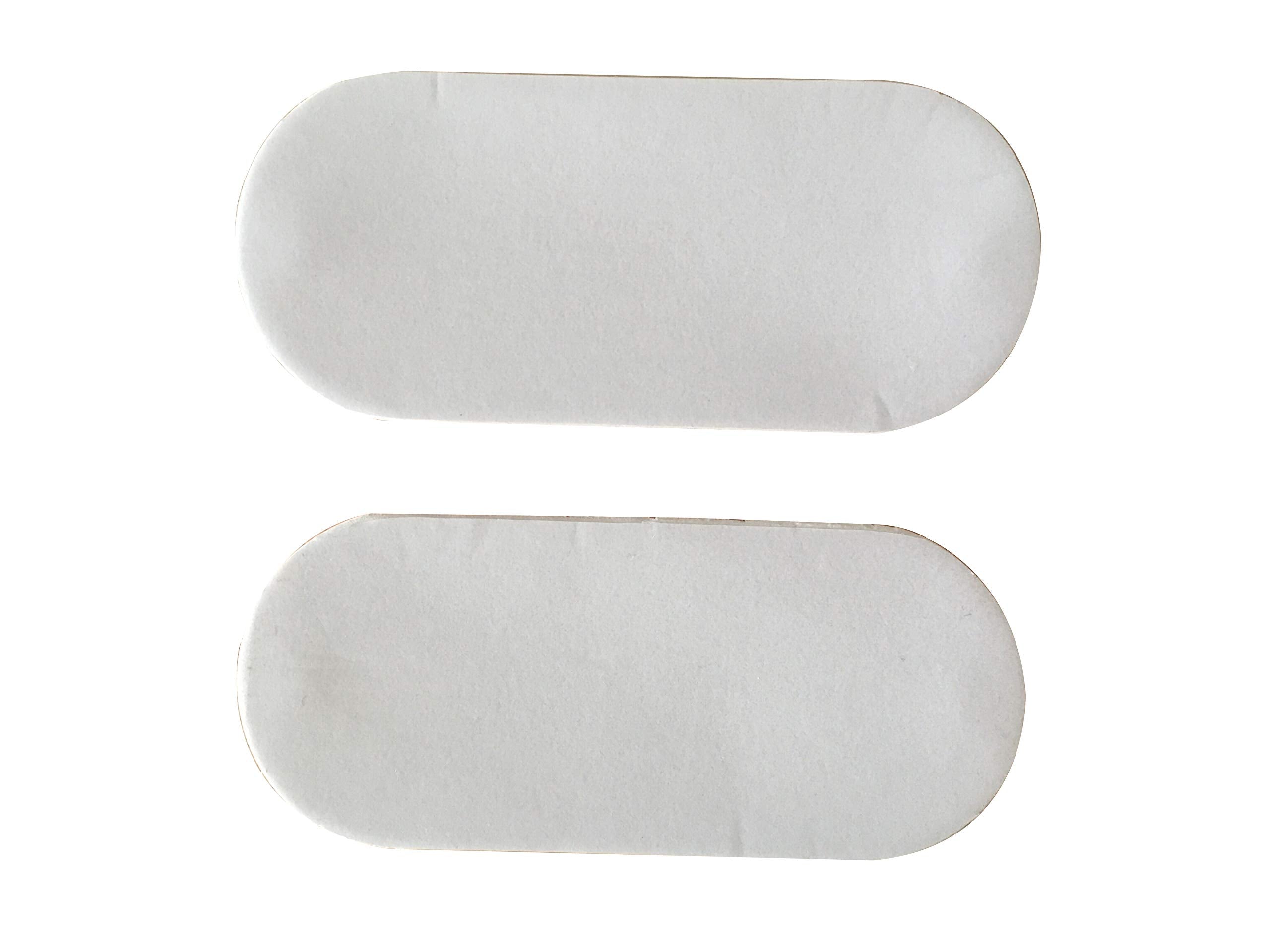 Maxxhaul 50016 20-Pack Oval Reflectors 10 Red - 10 Amber Self Adhesive Or Drill Mount - Dot, 20 Pack