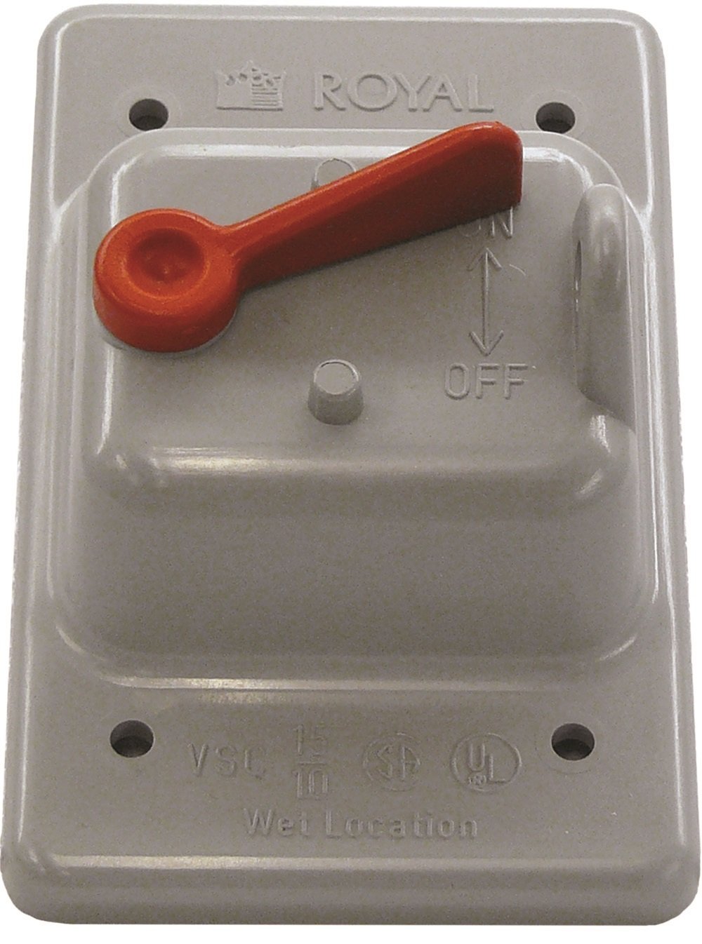 Cantex 5133330B Single Toggle Switch Cover