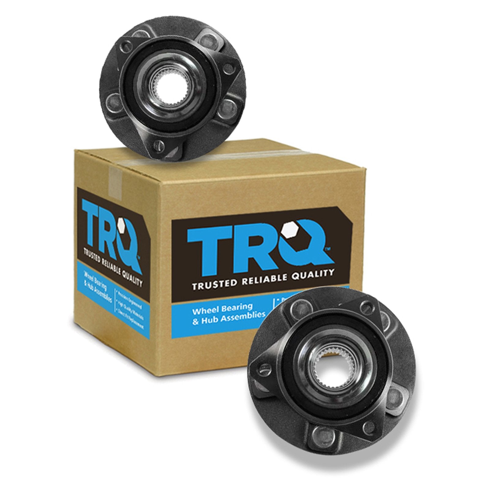 Trq Front Rear Wheel Hub Bearings Assembly Set Compatible With 2008-2019 Cadillac Cts 2018-2019 Xts 2010-2015 Chevrolet Camaro I