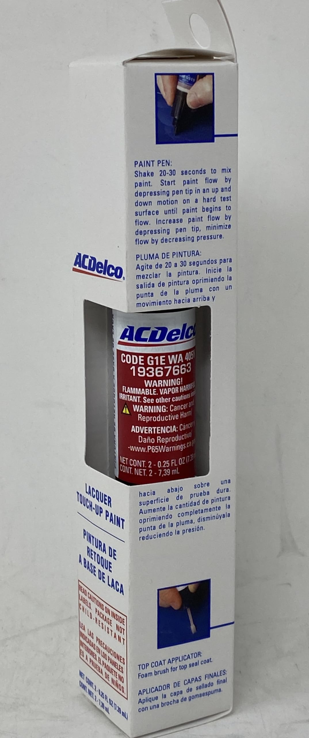 Acdelco Gm Original Equipment 19367663 Limited Addition Red Tint (Wa405Y) Four-In-One Touch-Up Paint - .5 Oz Pen