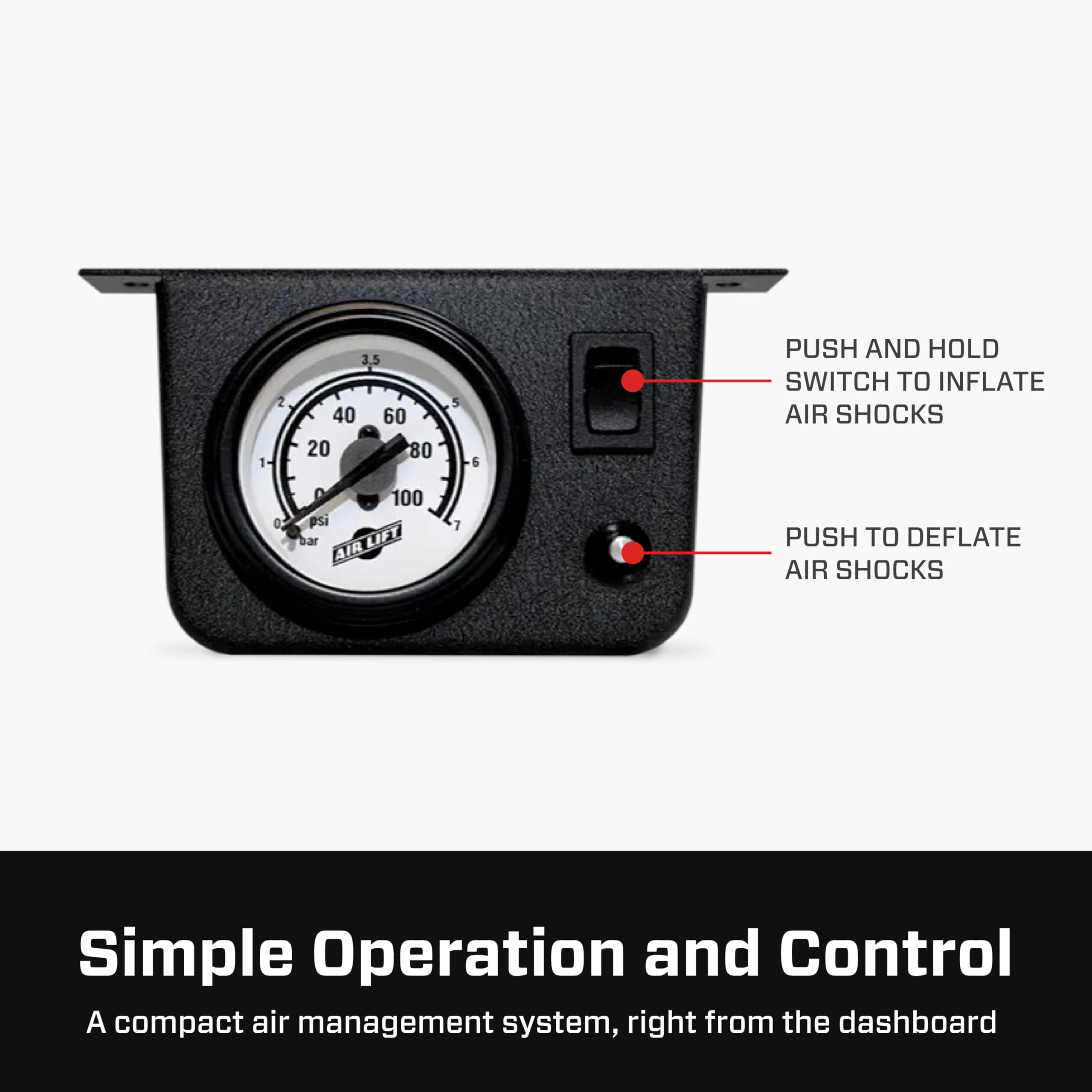Air Lift Load Controller Ii On-Board Air Compressor System - 25592