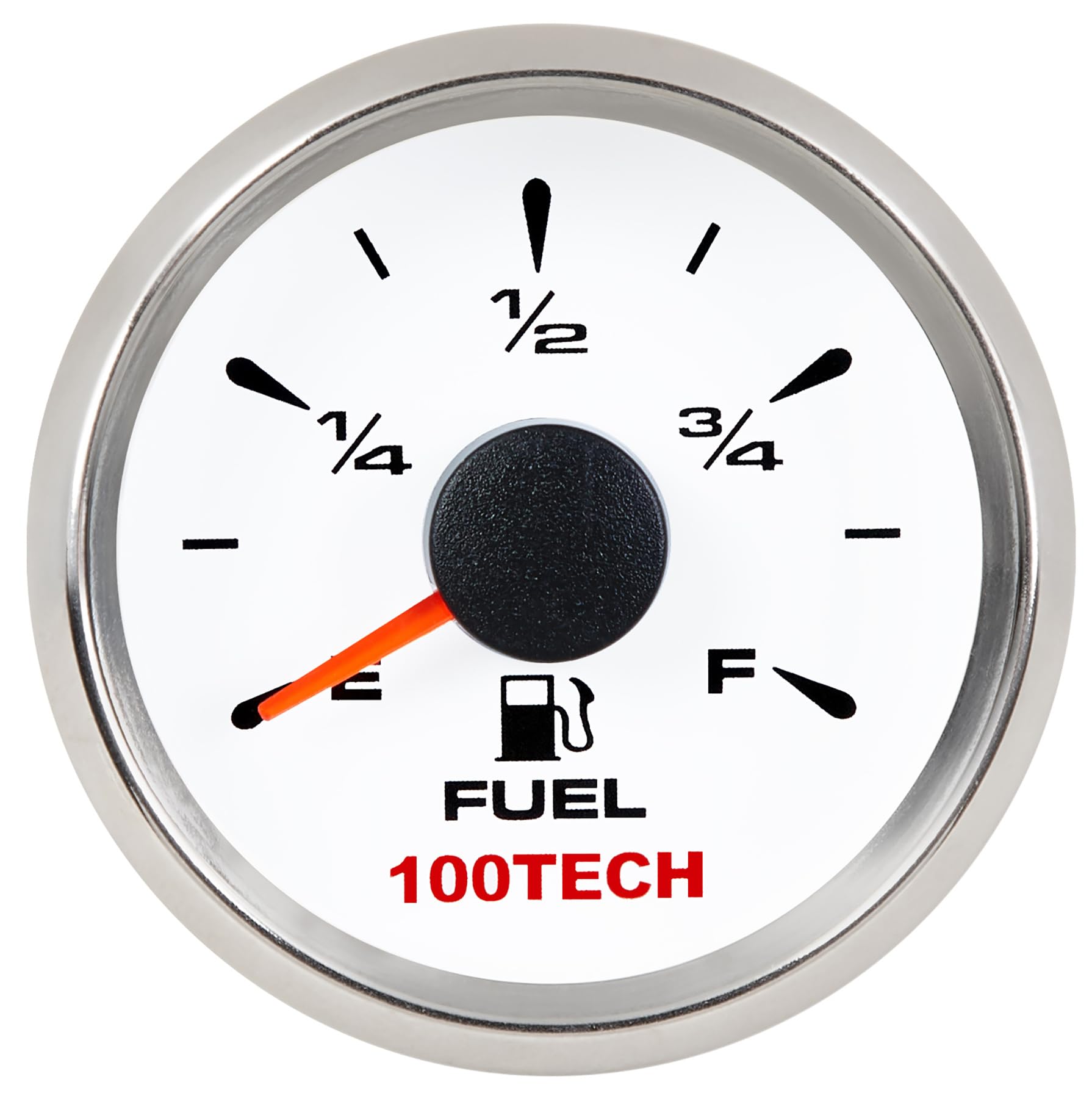 100TECH Boat Fuel Gauge 0-90ohm Fuel Gauge for Boat 52mm 2-1/16 Aftermarket Gauges Automotive Replacement Motorcycle Gas Car Tru