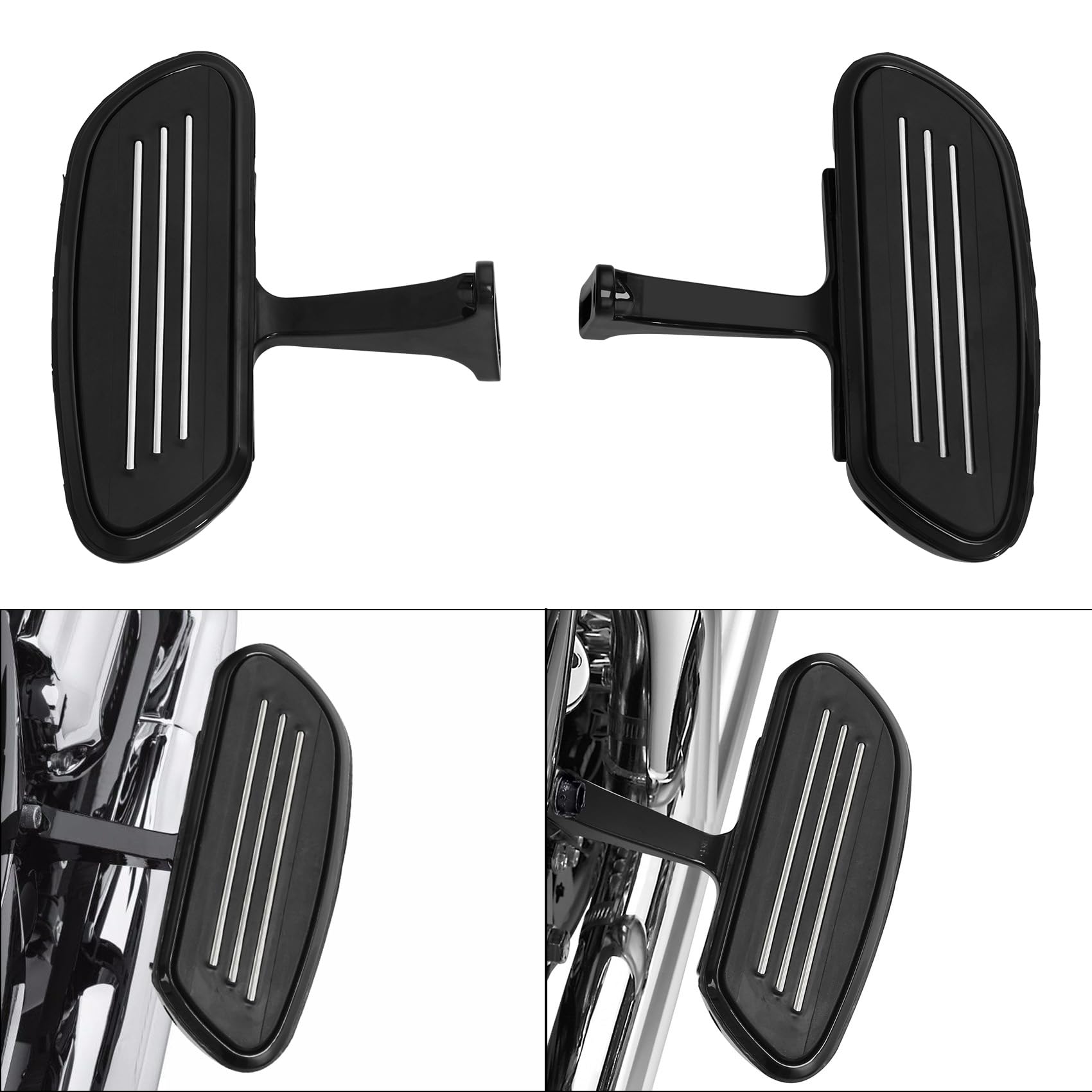 Tcmt Compatible With Passenger Floorboards Streamline Footboards Mount Bracket Kits Fit For Touring Cvo Road Glide Road King Str