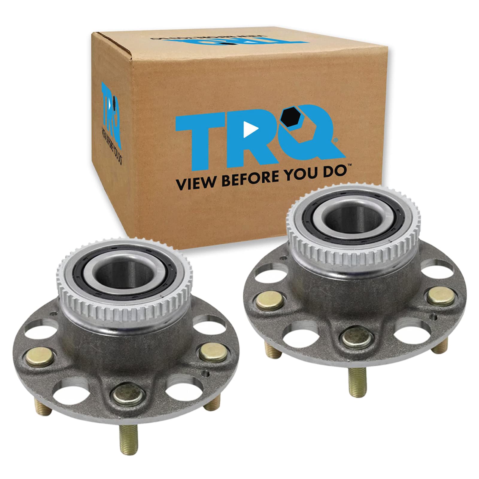 Trq Rear Wheel Hub Bearings Assembly Set Compatible With 2002-2004 Acura Rl