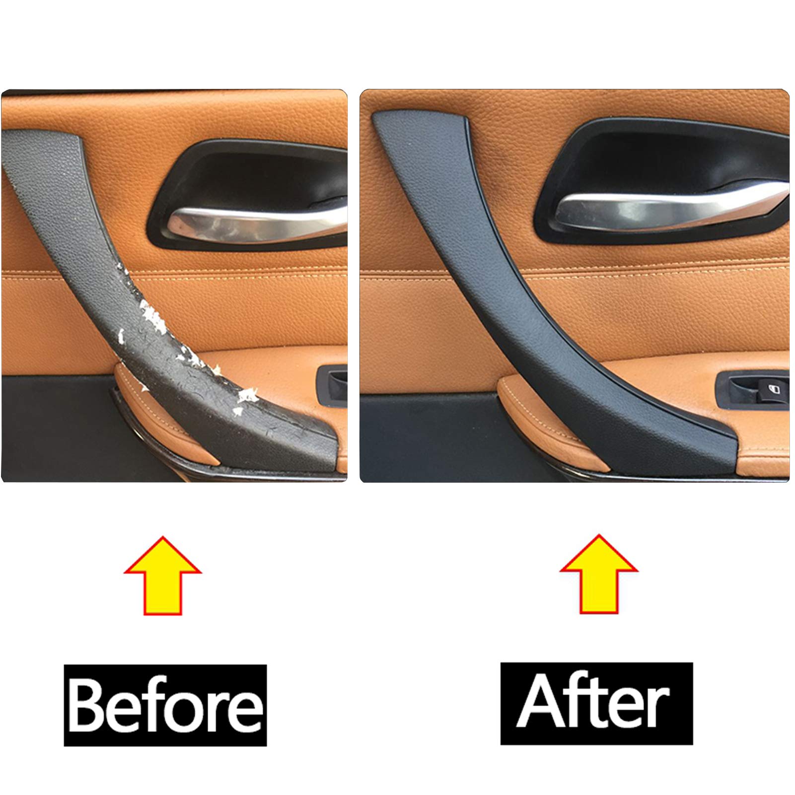 Moonlinks Compatible With Bmw 3 Series E90/E91/E92/E93 Door Pull Handles + Door Handle Outer Cover,Passenger Side Door Handle Co