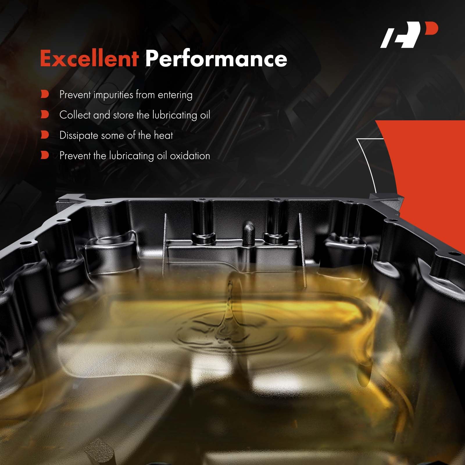 A-Premium Lower Engine Oil Pan Sump with Drain Plug Compatible with Audi A3 2015-2019, S3 2015-2019, TT 2016-2017 & Volkswagen Golf 2015-2018, GTI 2015-2017, Golf Alltrack/Sport Wagen, 1.8L 2.0L Turbo