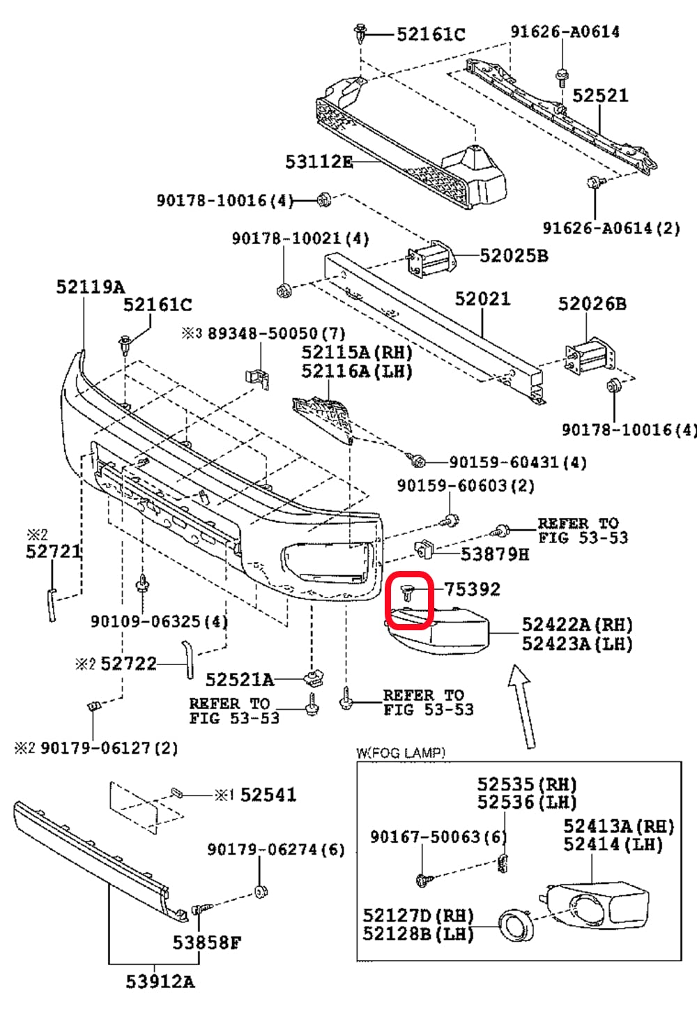 Rexka 31pcs Front & Rear Spoiler Moulding Clip for Toyota Lexus 75392-35220 4Runner, Camry, Corolla, FJ Cruiser, Highlander, Pri
