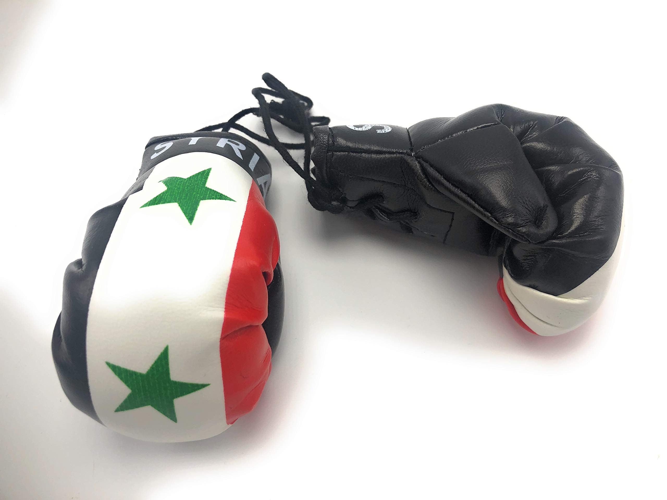 Red Hat Ent Hanging Car Mirror Mini Boxing Gloves (Syria)