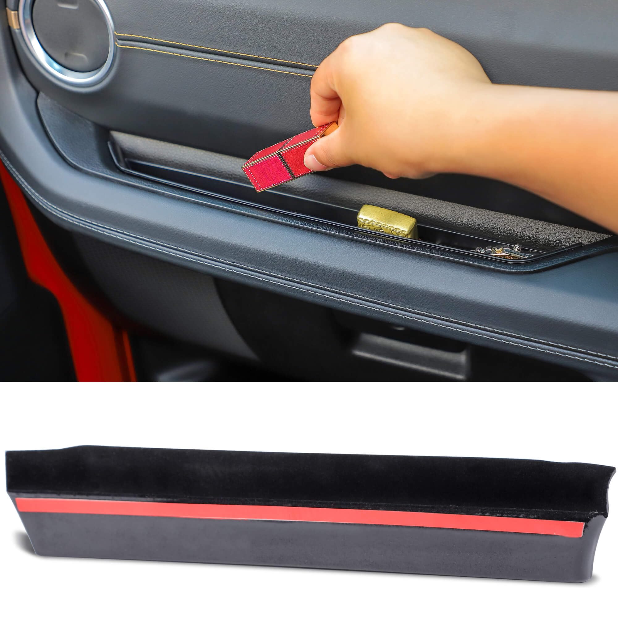 Savadicar Grab Bar Tray With Microfiber Compatible With 2024 2025 Jeep Wrangler (Jl) And Gladiator (Jt), Passenger Side Grabtray