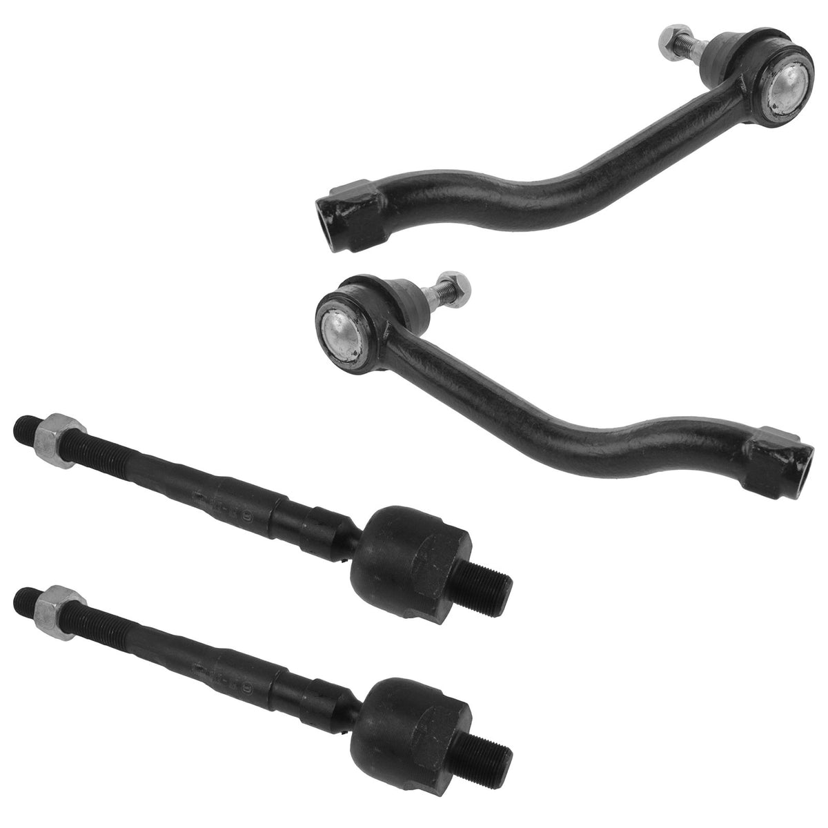 Trq Front Tie Rod Set Compatible With 2007-2013 Nissan Altima
