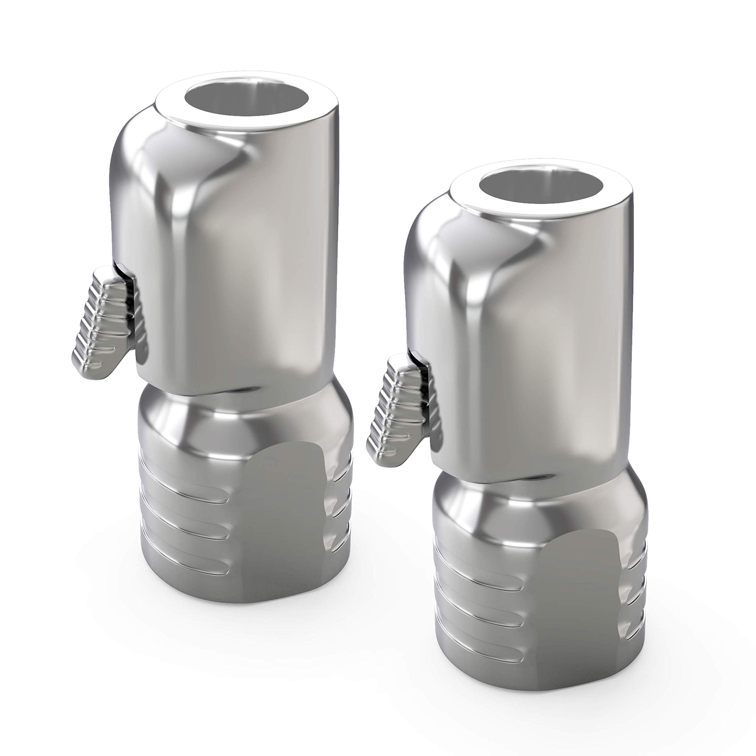 JACO Lightning S-Series Tire Air Chuck - 1/4'' F-NPT | Open Flow (2 Pack)