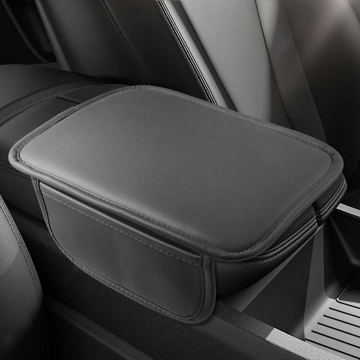SCUARI Center Console Cover,Arm Rest Cover for Car,Car Accessories Car Center Console Cover,Center Console Cover with Storage Ba