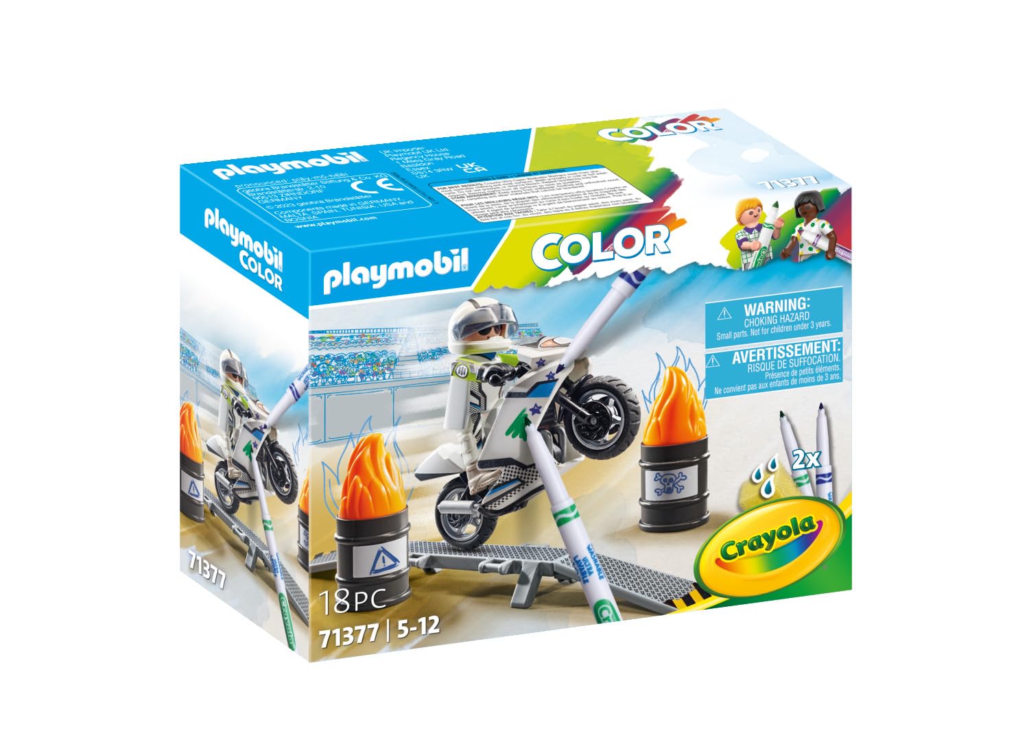Playmobil Color: Motorbike