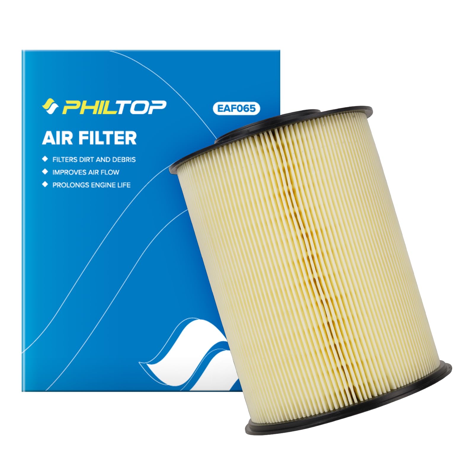 PHILTOP Engine Air Filter CA11114 Replacement for Ford Escape, Focus, Transit Connect & Lincoln MKC, 2012-2019