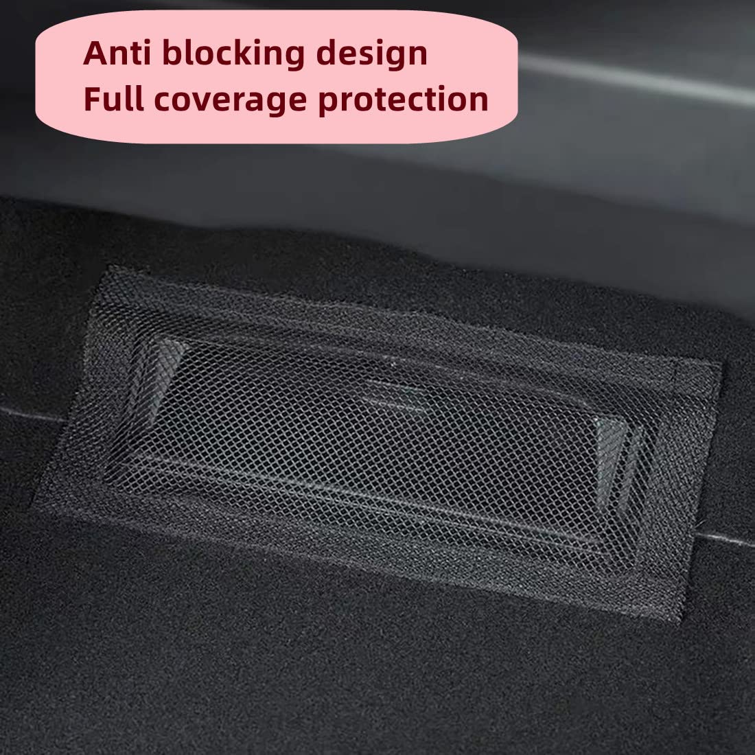Taruimoo Backseat Air Vent Cover Grilles Protector Rear Seat Air Condition Outlet Air Flow Vent Grille Protection Covers Compatible With Tesla Model 3 Model Y (2 Pack)
