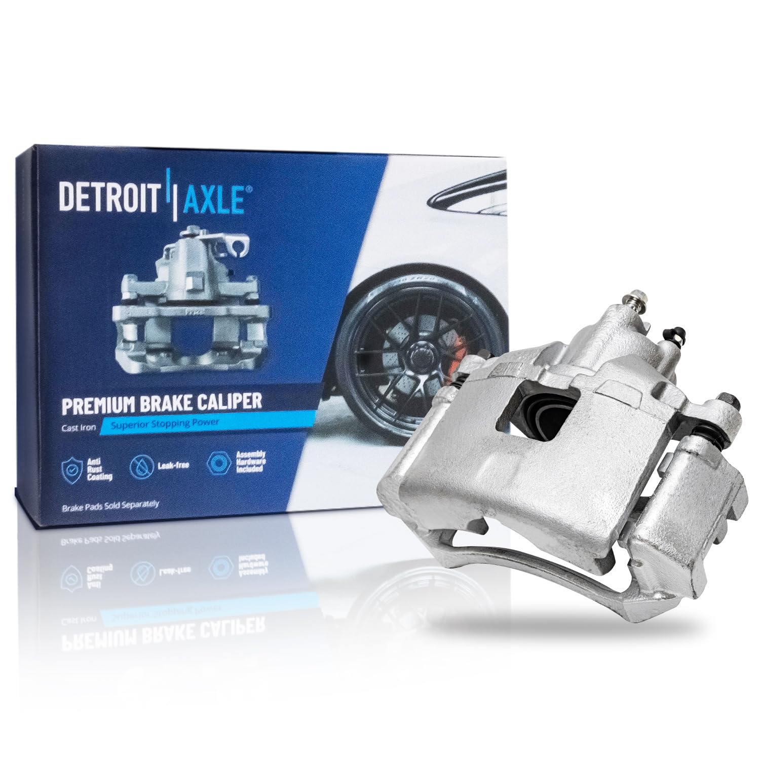 Detroit Axle - Front Left Brake Caliper for Pontiac Grand Prix Buick LaCrosse Terraza Chevrolet Uplander Driver Side Brake Calip