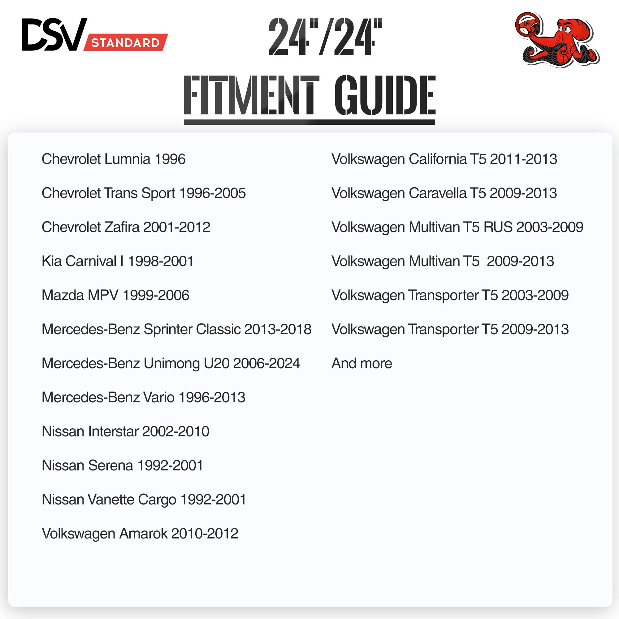 Oem Quality Windshield Wiper Blades, 24    And 24    Dsv Standard Car Wiper Blades With Universal U/J Hook, Automotive Replaceme