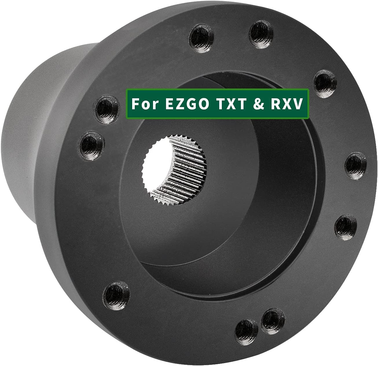 Clubrally Golf Cart Steering Wheel Adapter For Ezgo Txt & Rxv-Black