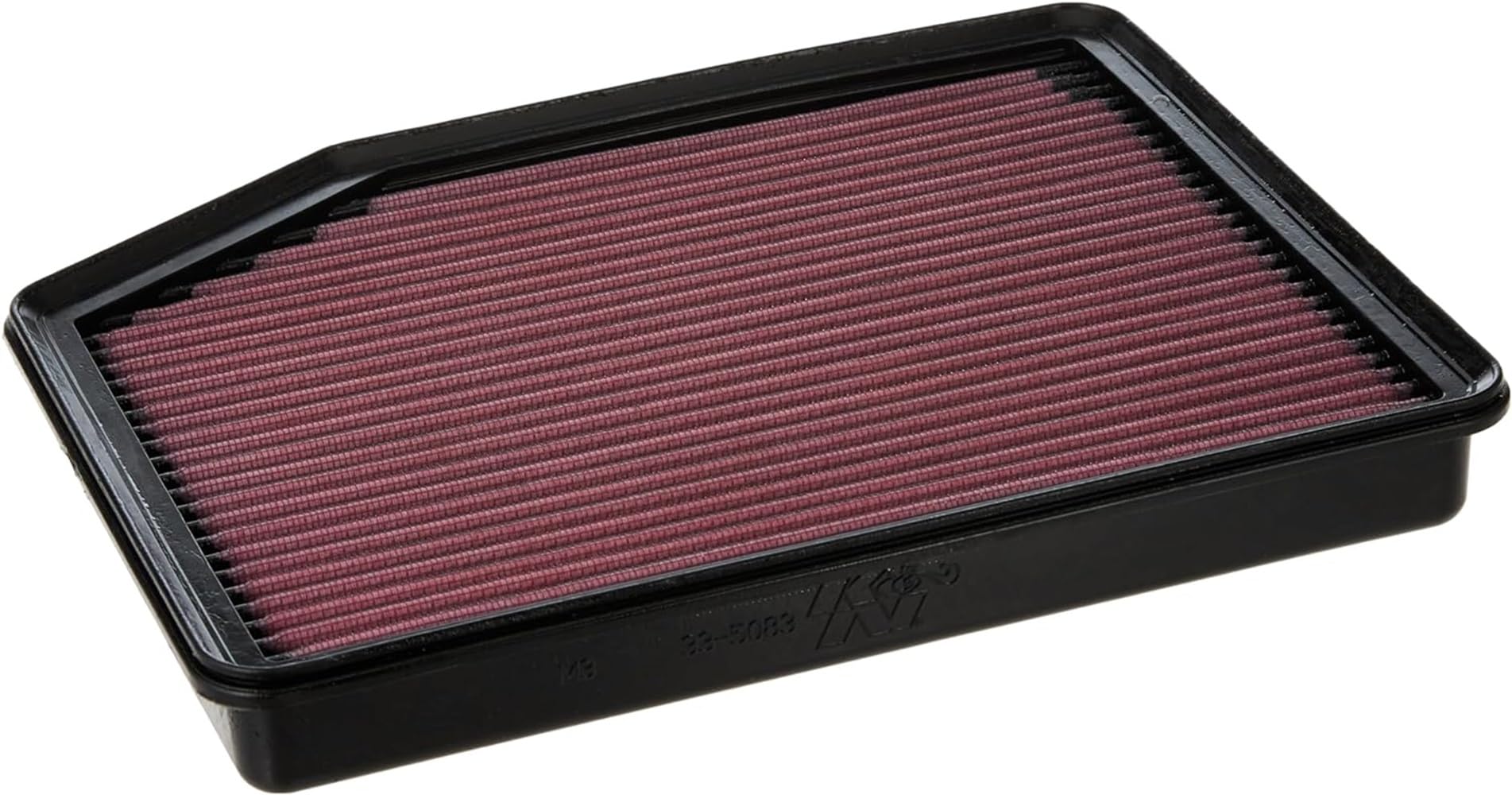 K&N Engine Air Filter: Increase Power & Towing, Washable, Premium, Replacement Air Filter: Compatible With 2019 Chevy/Gmc Truck (Silverado 1500, Sierra 1500), 33-5083