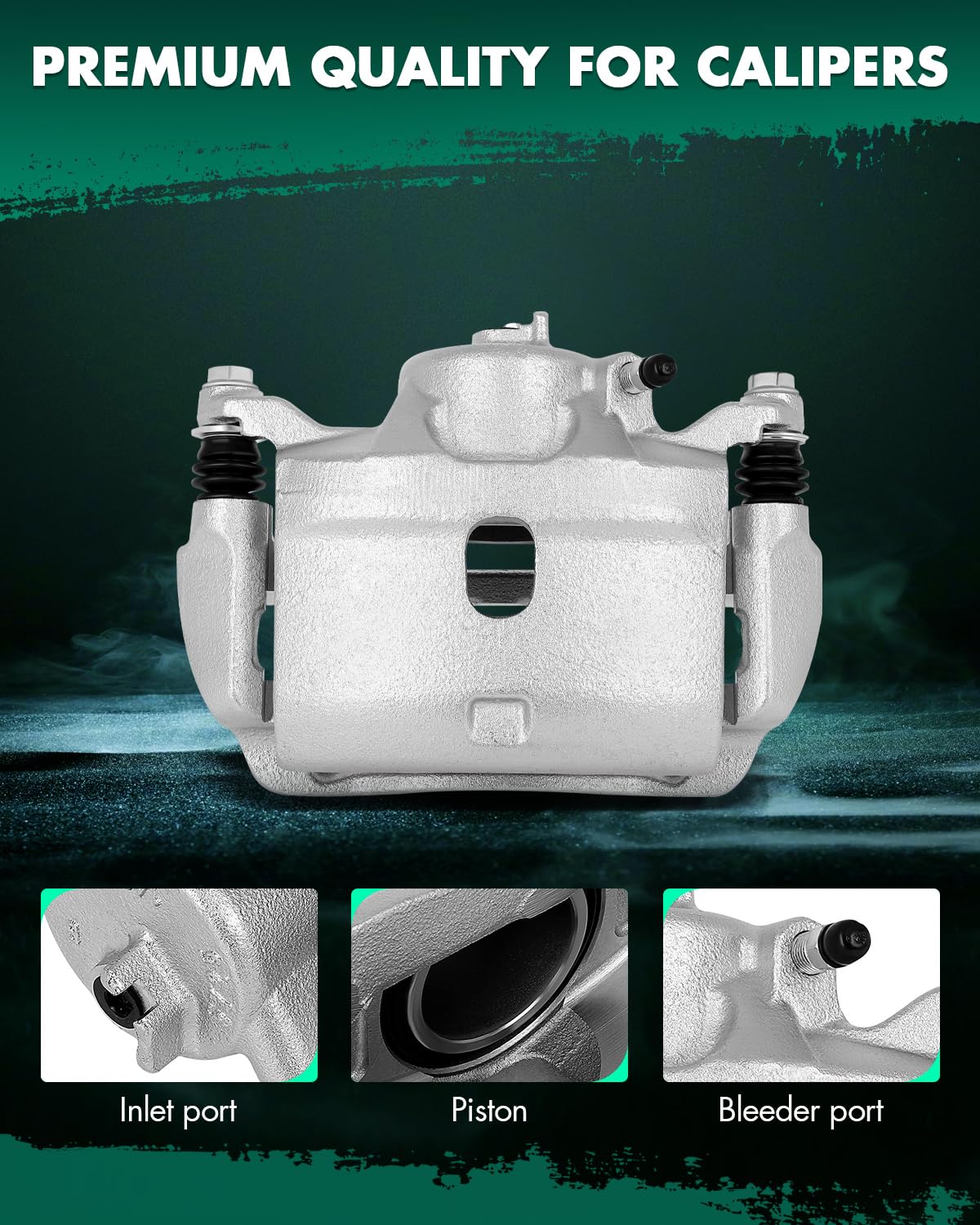 Scitoo Front Left Brake Caliper With Bracket 19B2660 Compatible For Acura Ilx 2013-2015, For Honda Civic 2013-2021, For Honda Cr