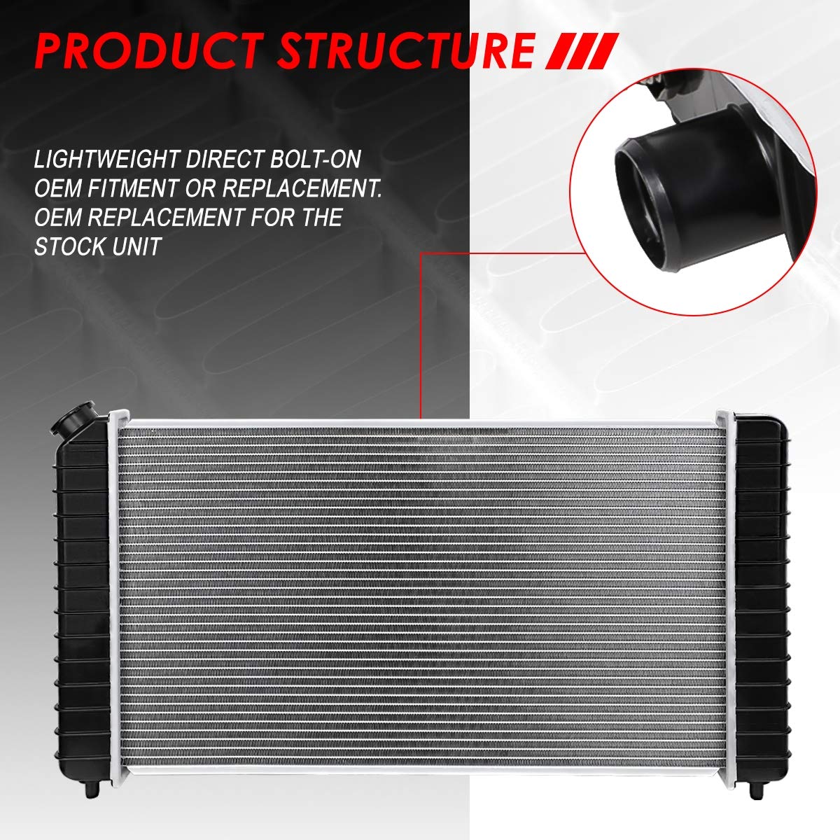 Auto Dynasty Radiator Compatible With 96-05 Chevy Blazer S10 C1500 Gmc Jimmy Sonoma Hombre Bravada 4.2L 4.3L At, Dpi 1826 Factor