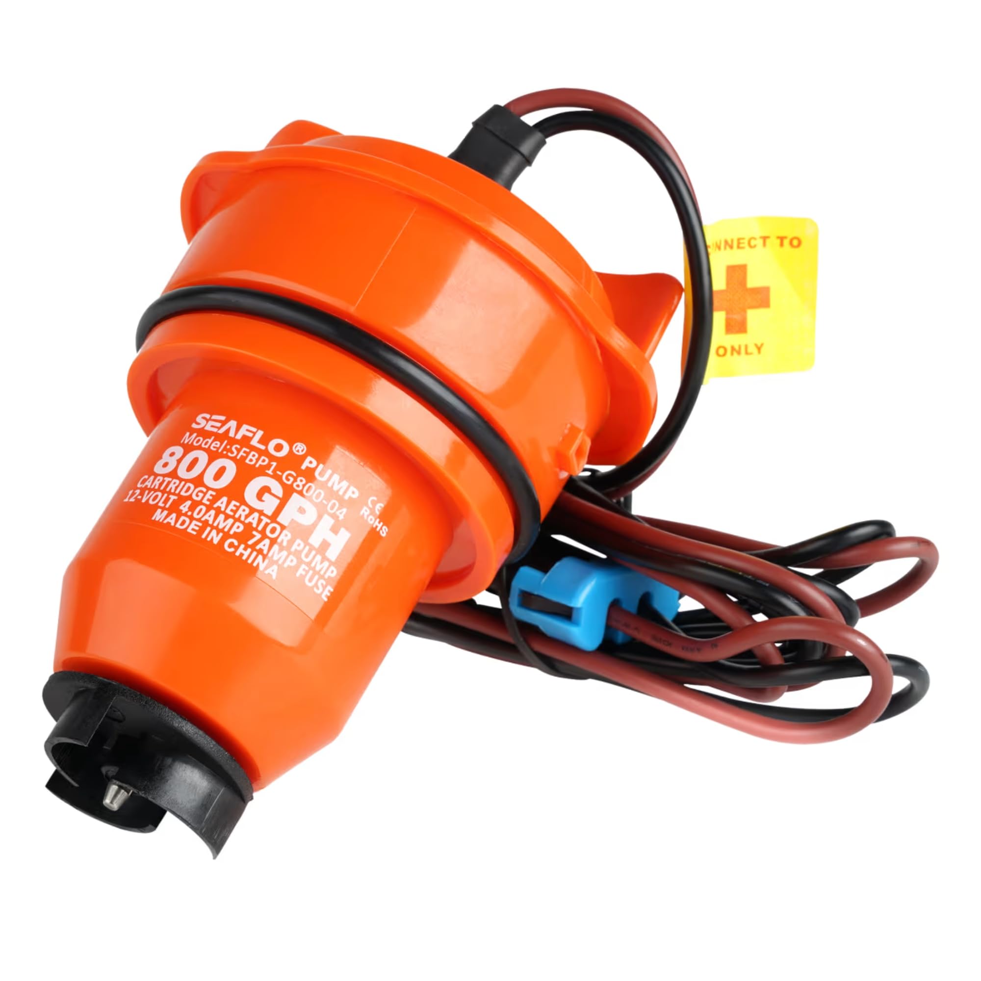 SEAFLO 12V 800 GPH Bilge/Livewell/Baitwell Pump Replacement Cartridge Motor - Fits SEAFLO Models: SFBP1-G800-03, SFBP1-G800-04 &