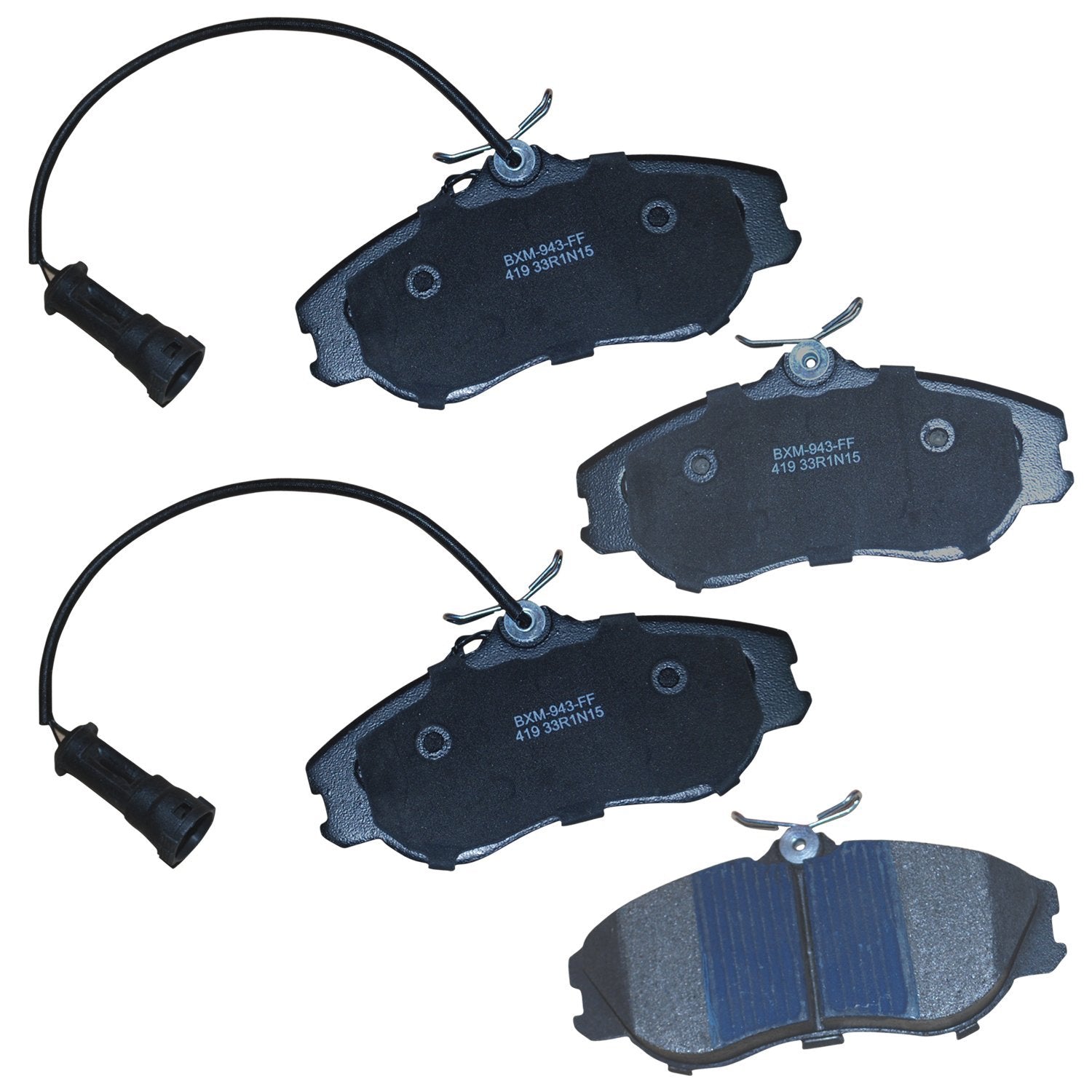 Bendix Premium Sbm419 Semi-Metallic Front Brake Pads For Select Models Audi 90, 90 Quattro, 200, 200 5000, 5000 Cabriolet, Coupe