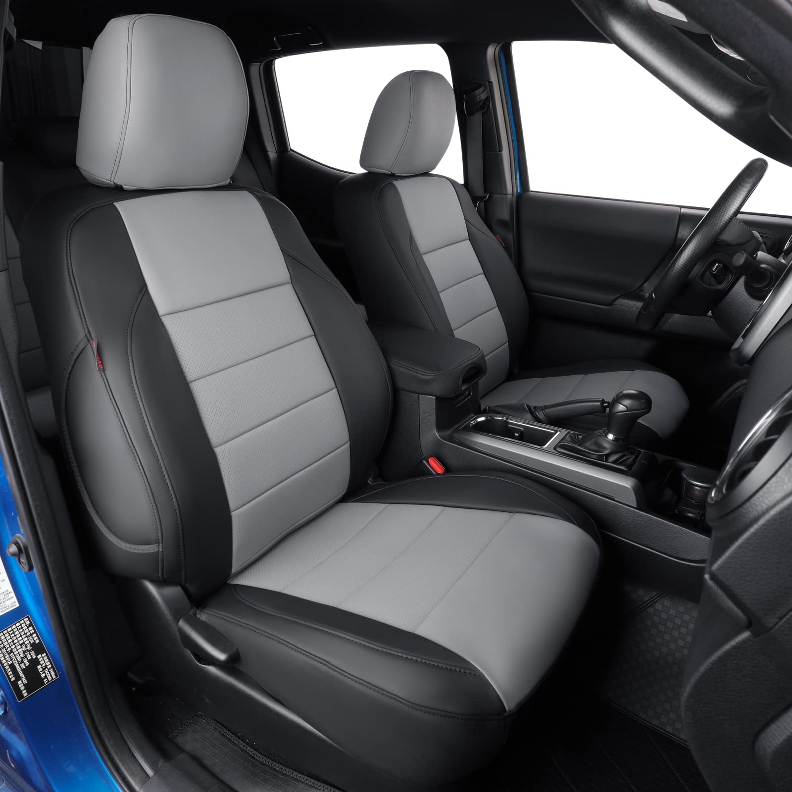 Coverdream Custom Fit Seat Covers For Toyota Tacoma Double Cab/Extended Cab/Crew Cab 2016 2017 2018 2019 2020 2021 2022 2023, Fu