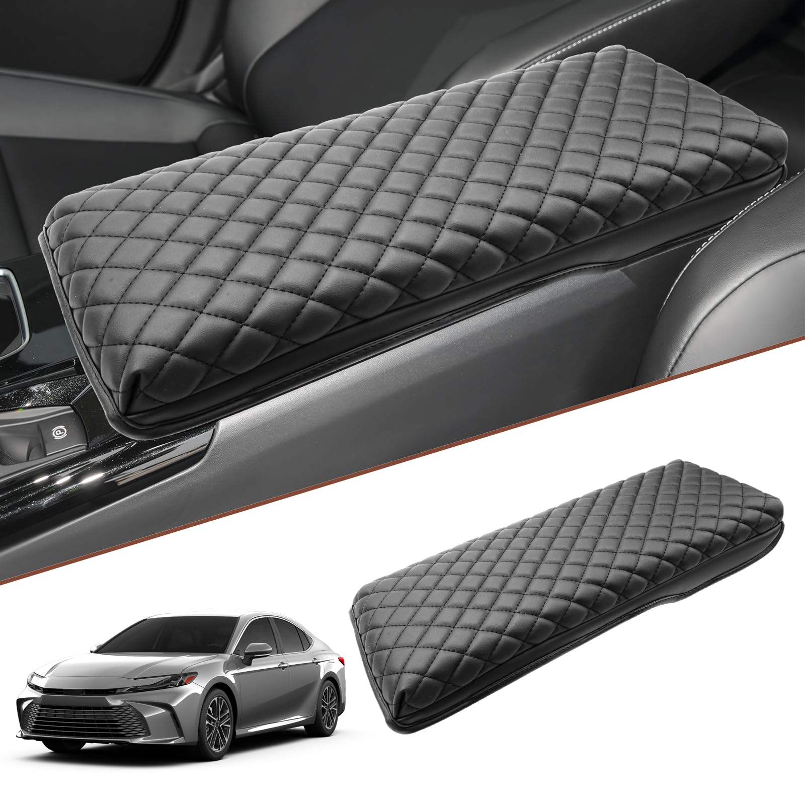 Sktu 2025 Camry Center Console Cover For 2025 Toyota Camry Armrest Cover 2025+ Camry (Le/Se/Xle/Xse) Seat Box Cover Toyota Camry