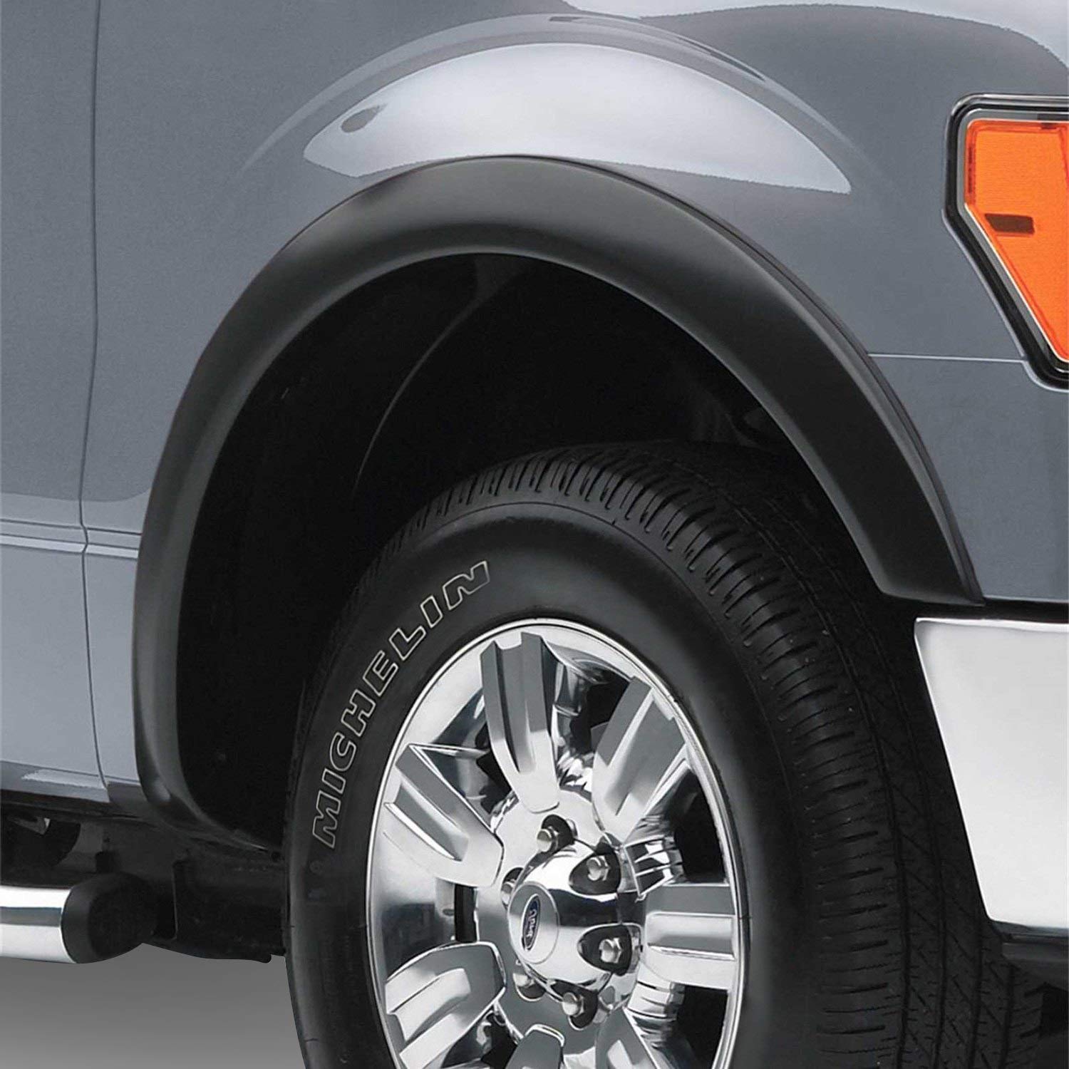 Egr 783374 Oem Look Fender Flare Set, Matte Black Finish, Compatible With Select Ford F-150 Models