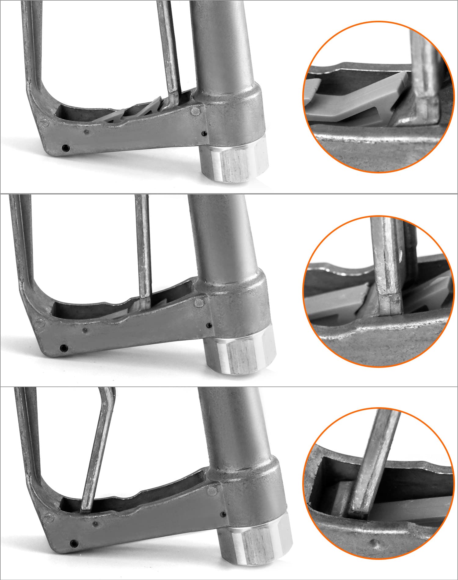 QWORK Fuel Nozzle, 3/4 in. NPT Manual Fuel Nozzle with Swivel | For Manual and Electric Fuel Pumps | Gasoline and Diesel |Max Pr
