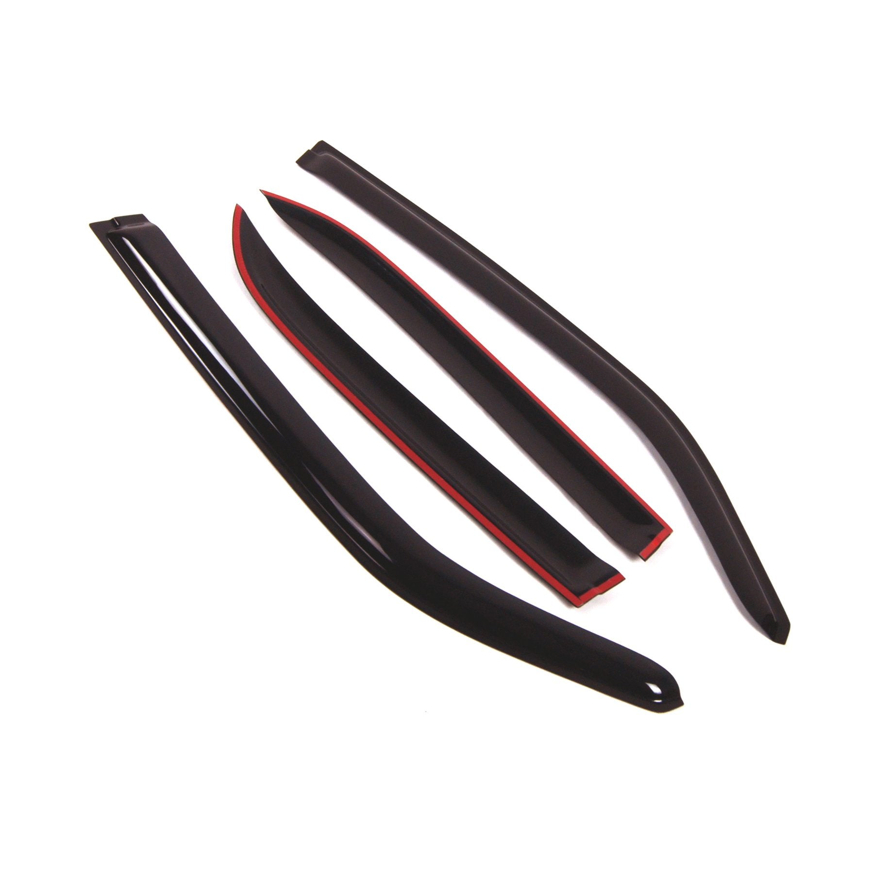 Tuningpros Window Visor Compatible With 2007-2014 Chevrolet Tahoe, Dgwv2-082 Outside Mount Deflector Rain Guard Dark Smoke, 4 Pc