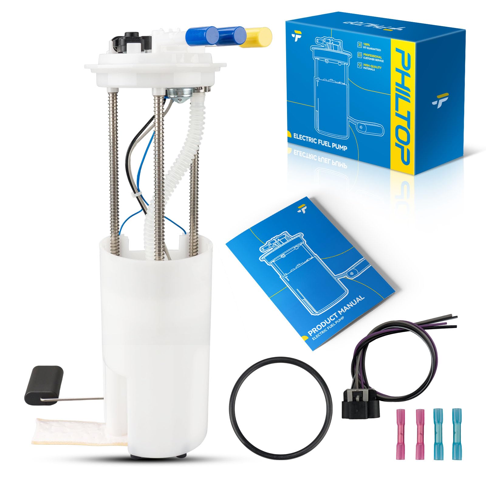 PHILTOP FG0030 Electric Fuel Pump Module Assembly, Compatible with GMC Jimmy/Oldsmobile Bravada/Chevy Blazer 1996 4.3L, Replaces