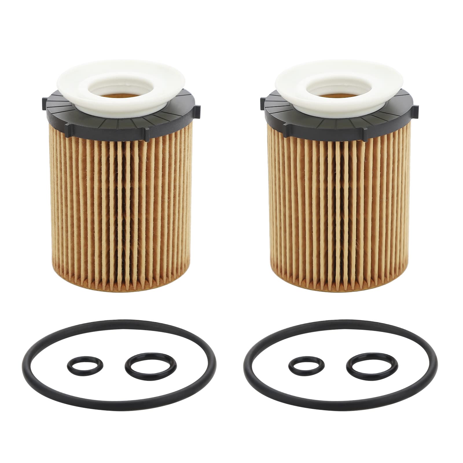 2 Pcs Oil Filter Compatible With Infiniti Mercedes-Benz Vehicle 2012-2023 C300 Cla250 E300 Gla200 Glc300 Metris Slc300 Sprinter 