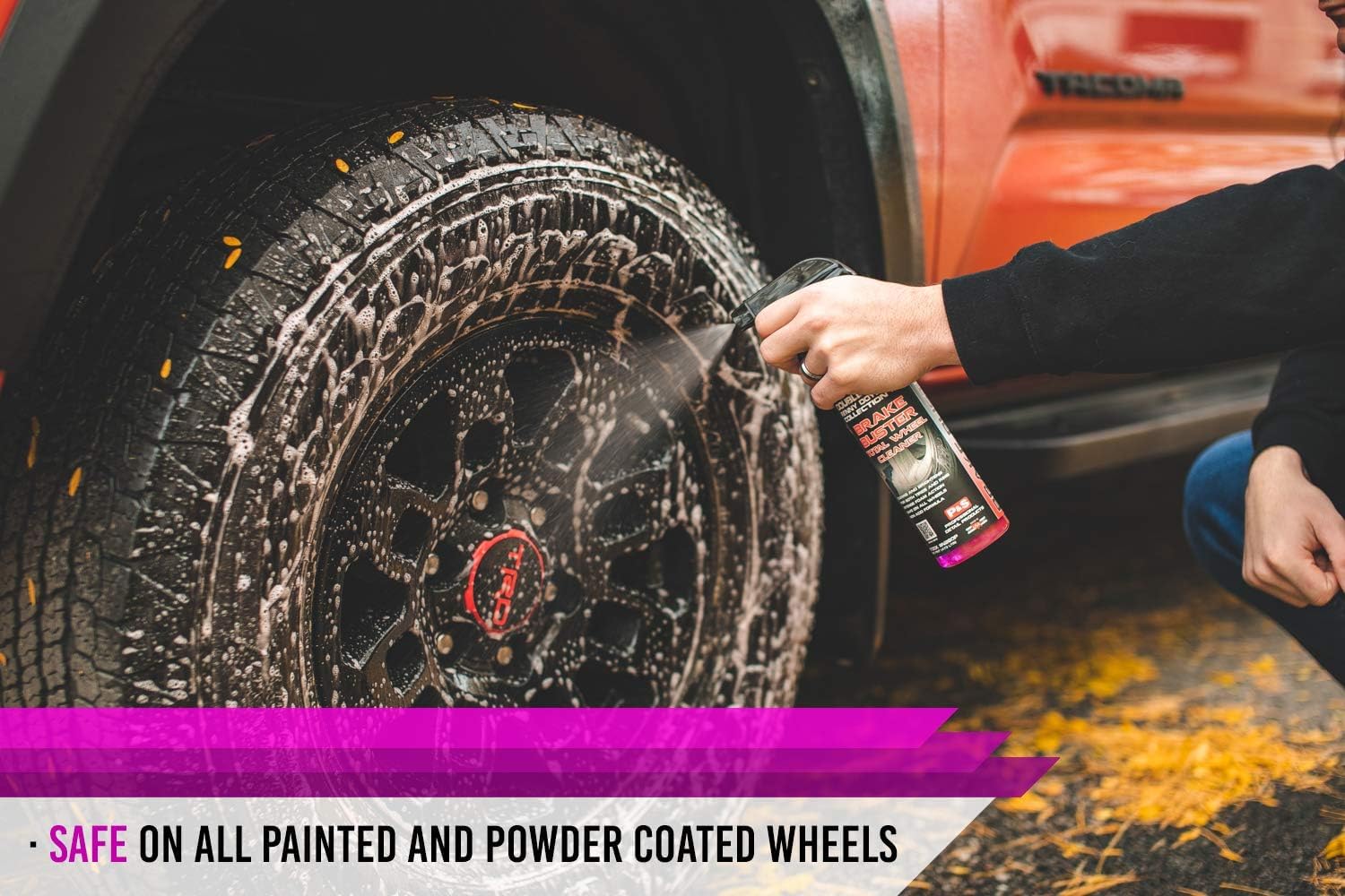 P&S Professional Detail Products - Brake Buster Wheel Cleaner - Non Acid, Removes Brake Dust, Oil, Dirt, Light Corrosion (1 Quar