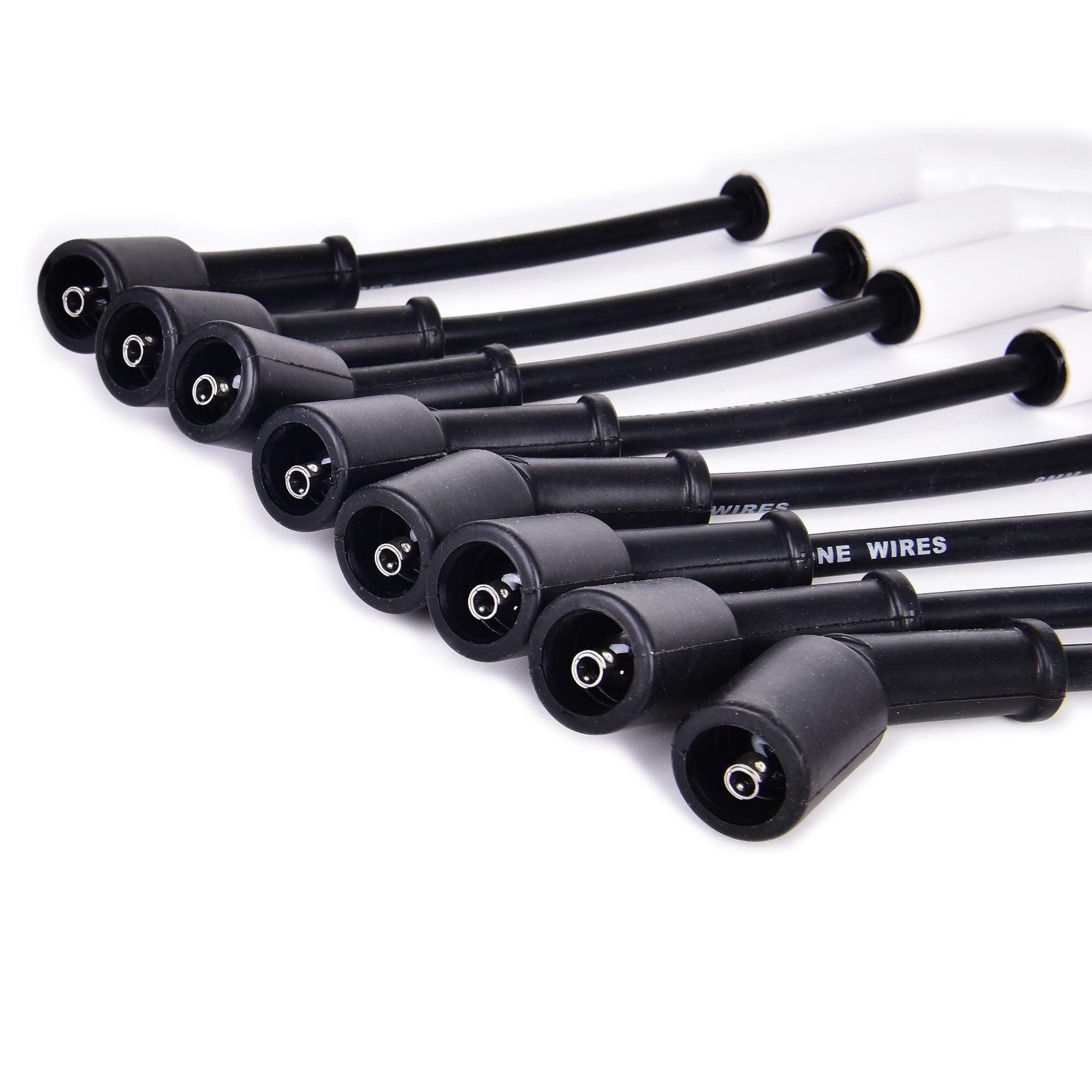 Rlp Spark Plug Wire Set Accel 9070C Extreme 9000 Ceramic Boot Compatible With Ls Terminals Ls3 Ls4 Ls7