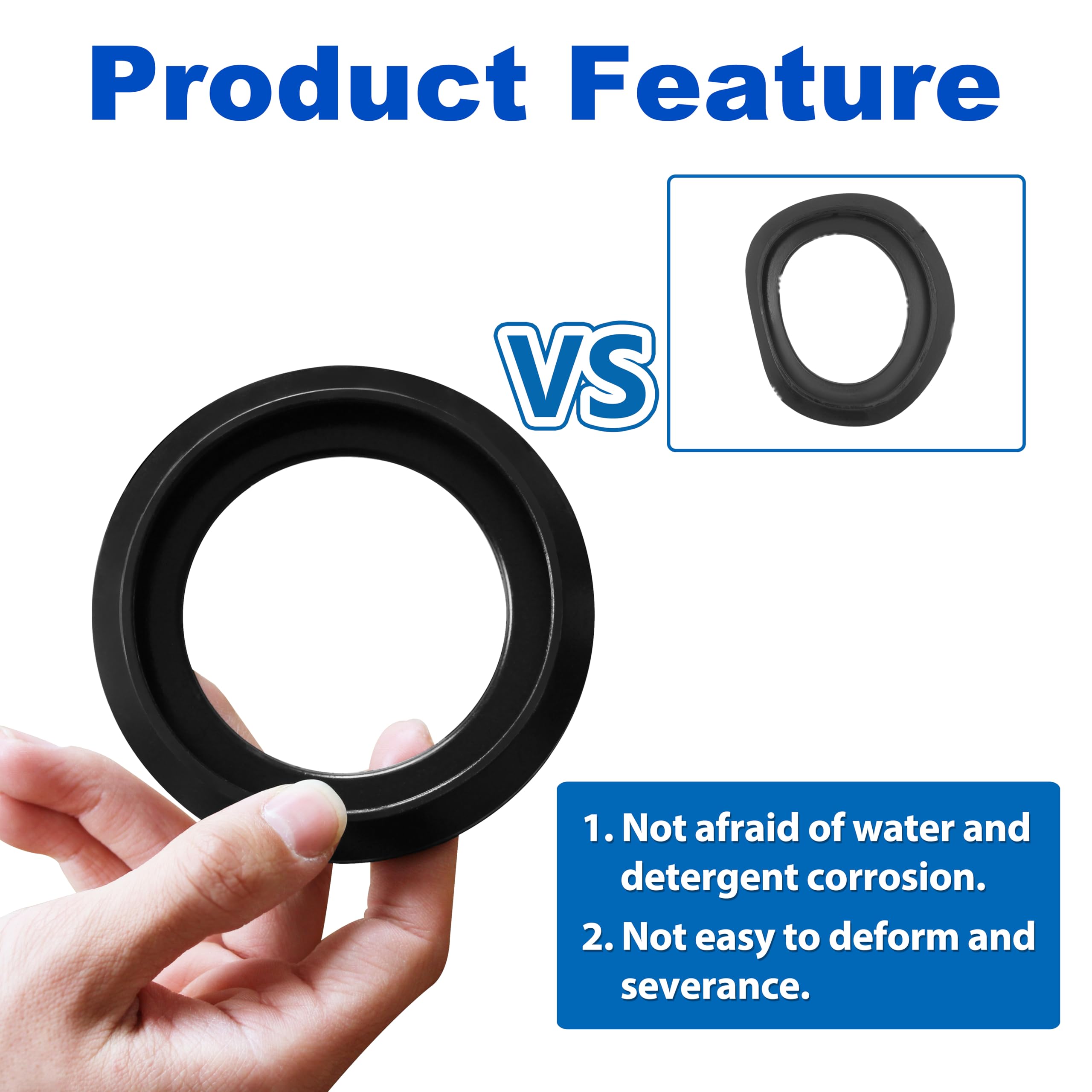 Wehope 34120 Rv Waste Ball Seal Kit Compatible With Thetford Aqua-Magic Style Plus/Style Lite/Style Ii/Residence Permanent Toile