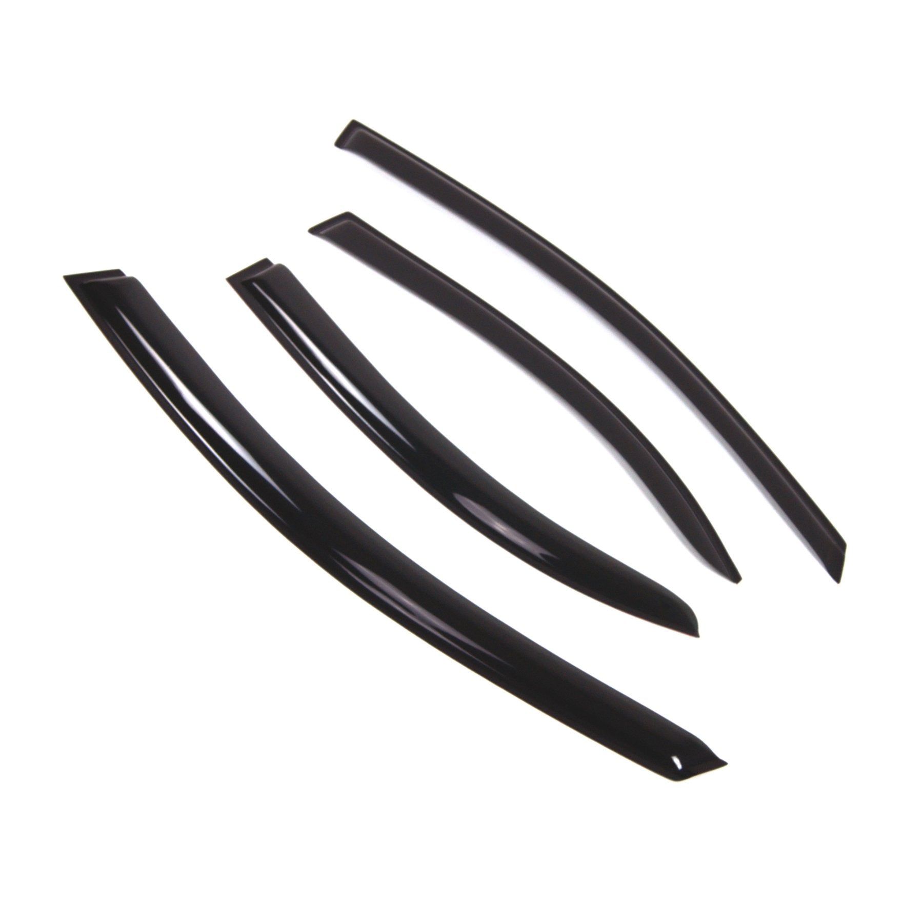 Car Window Rain Guard | Outside Mount Visors Auto Side Window Deflectors | Windows Visor Rain Shields Compatible With 2007-2017