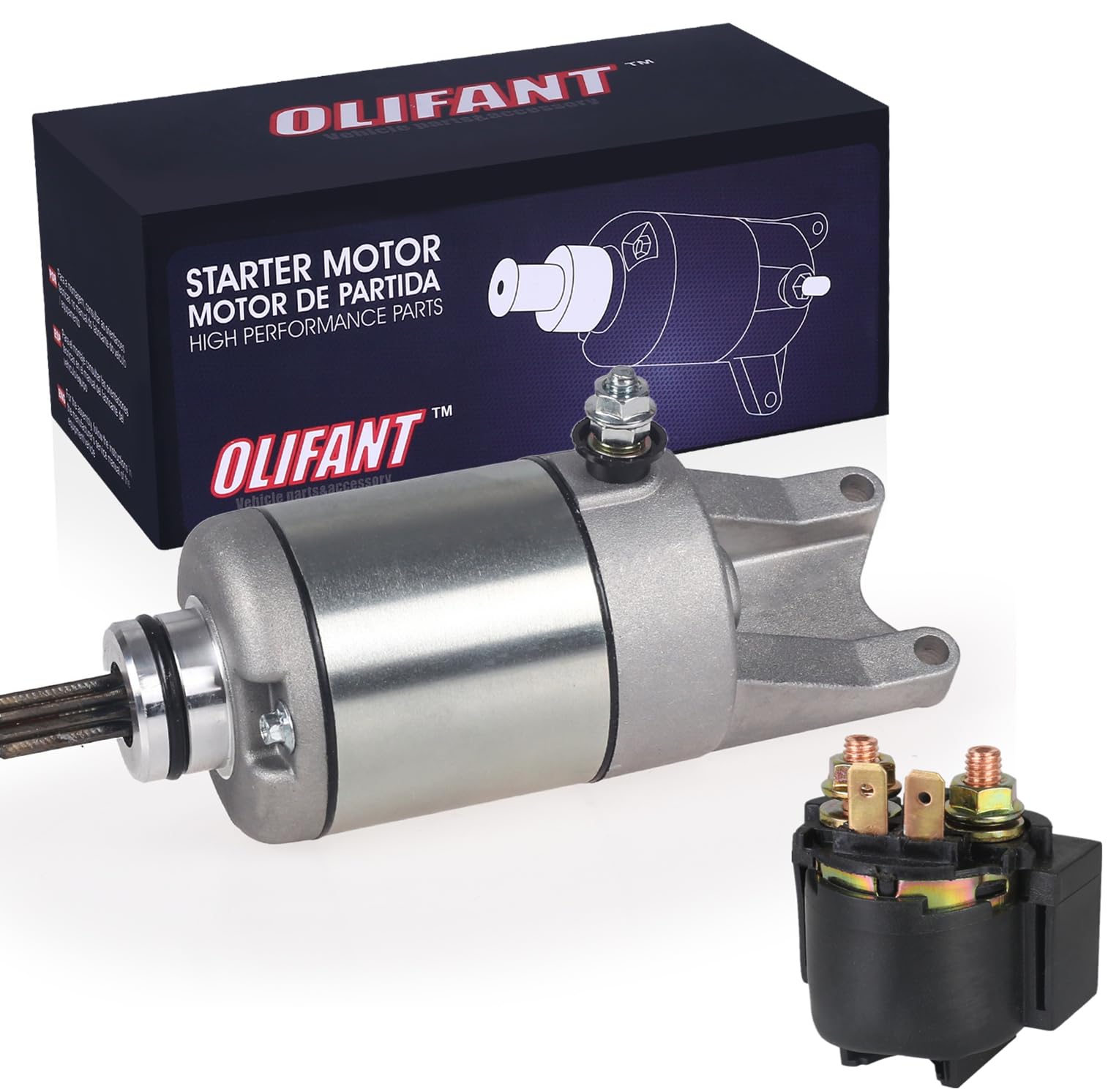 Starter Motor For Kawasaki Prairie 360 2003-2008 4X4 Kvf360 21163-1328 Olifant