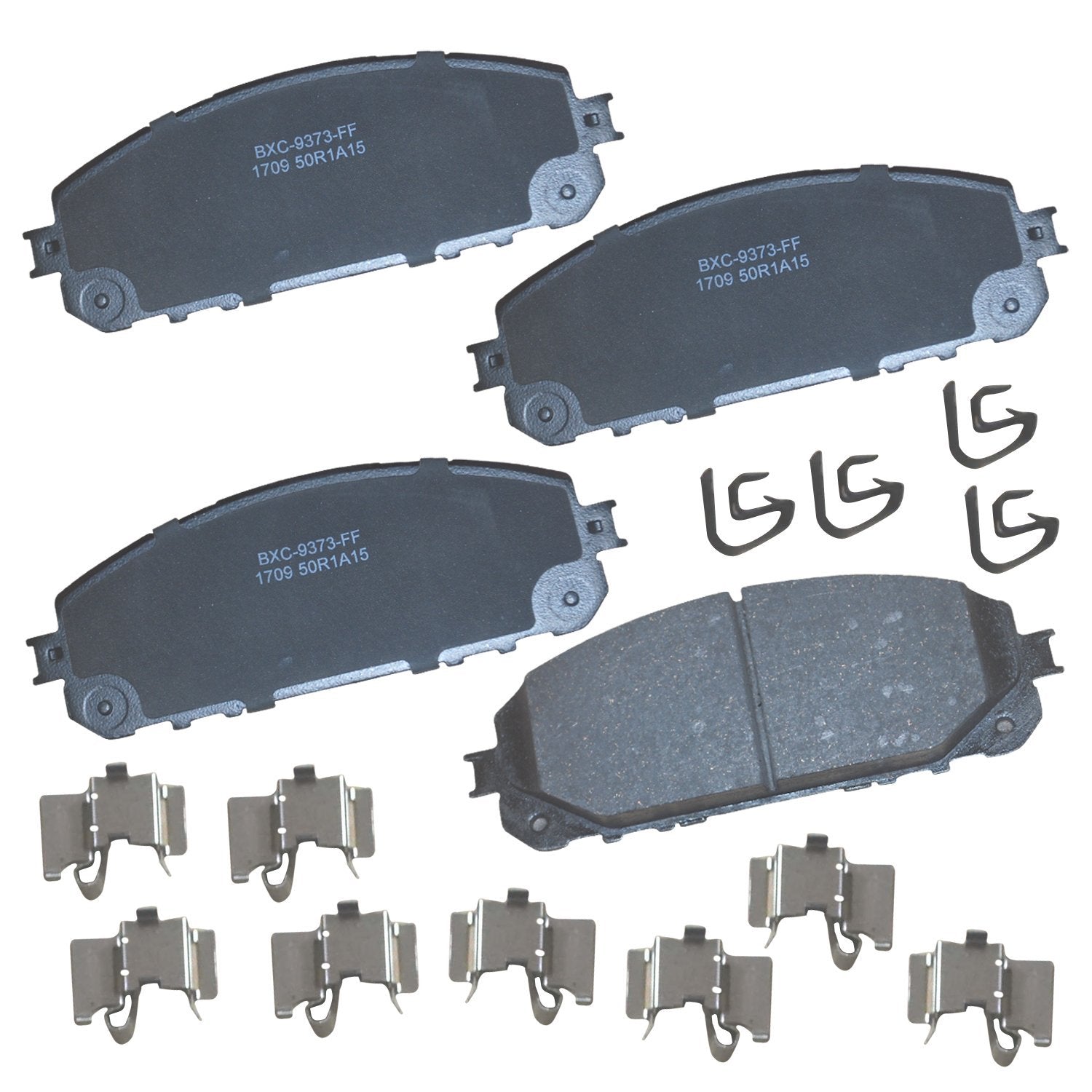 Bendix Premium Sbc1709 Ceramic Front Brake Pads For Jeep Cherokee 2023-2014