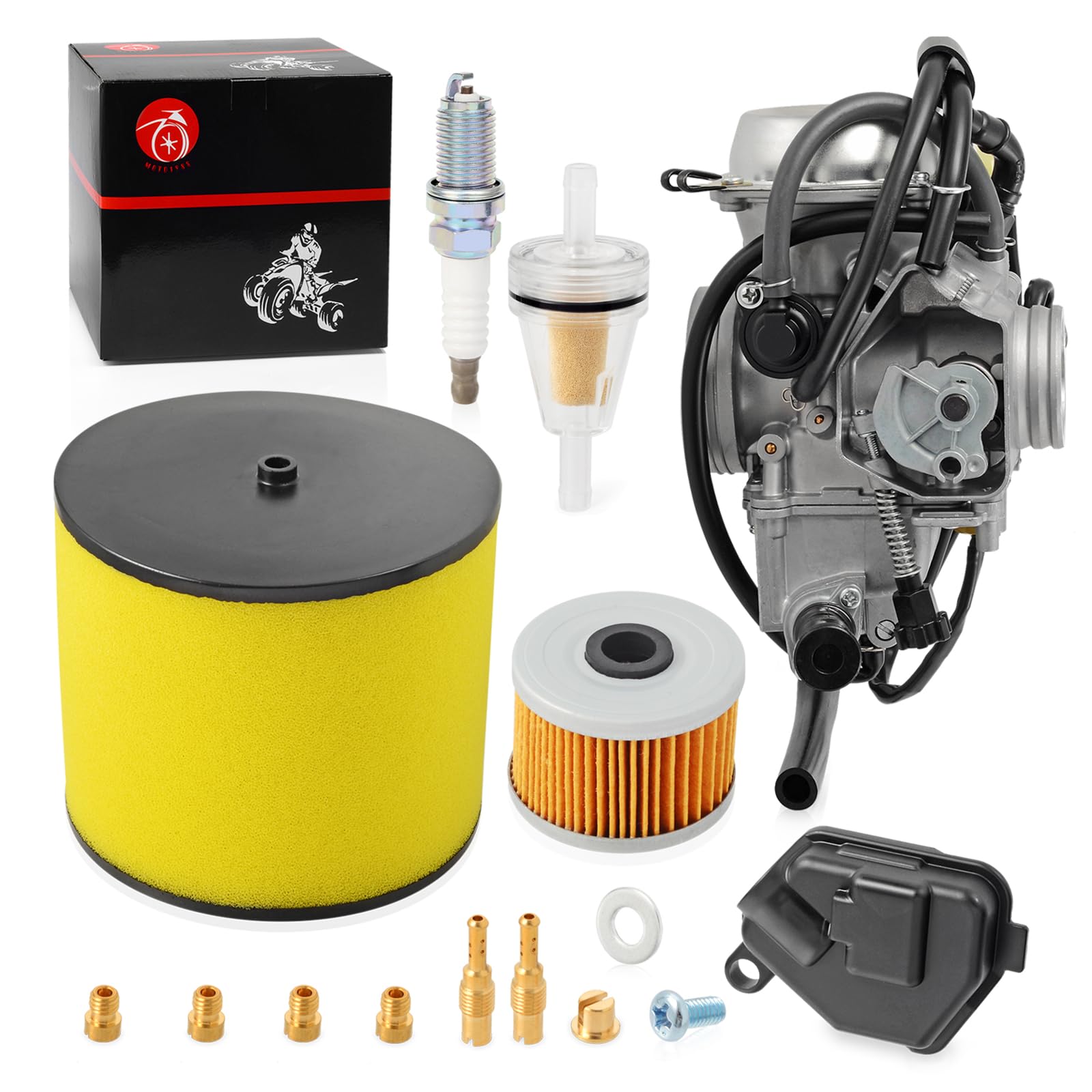 Carburetor & Air Filter For Honda Foreman 500 TRX500TM TRX500FE TRX500FM TRX500FPE TRX500FPM 2005-2011