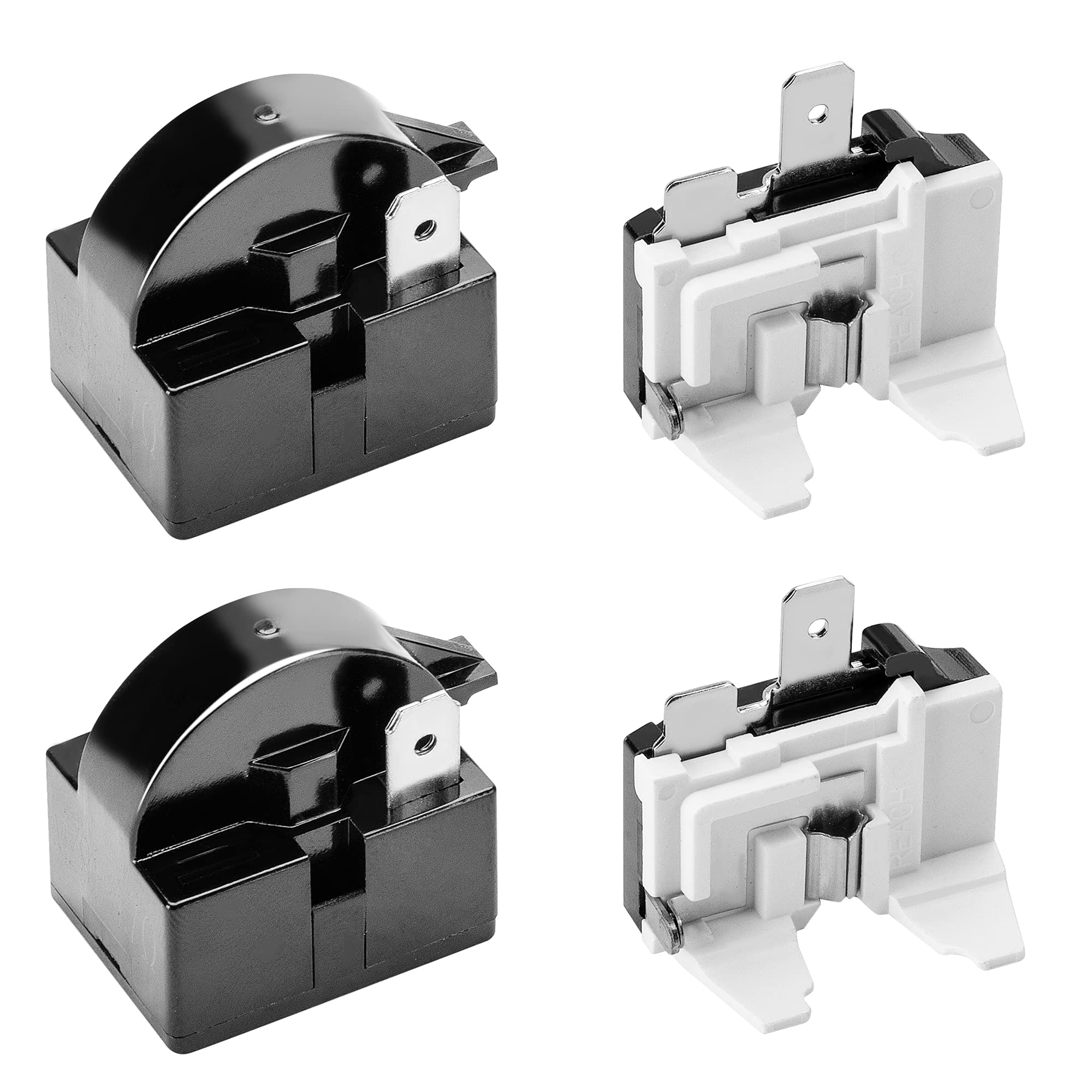 Wehhbtye 4 Pcs 1 Pin Refrigerator Starter Relay,Qp2-4.7/4R7 Relay,1 Pin Refrigerator Starter Relay And 6750C-0005P Refrigerator
