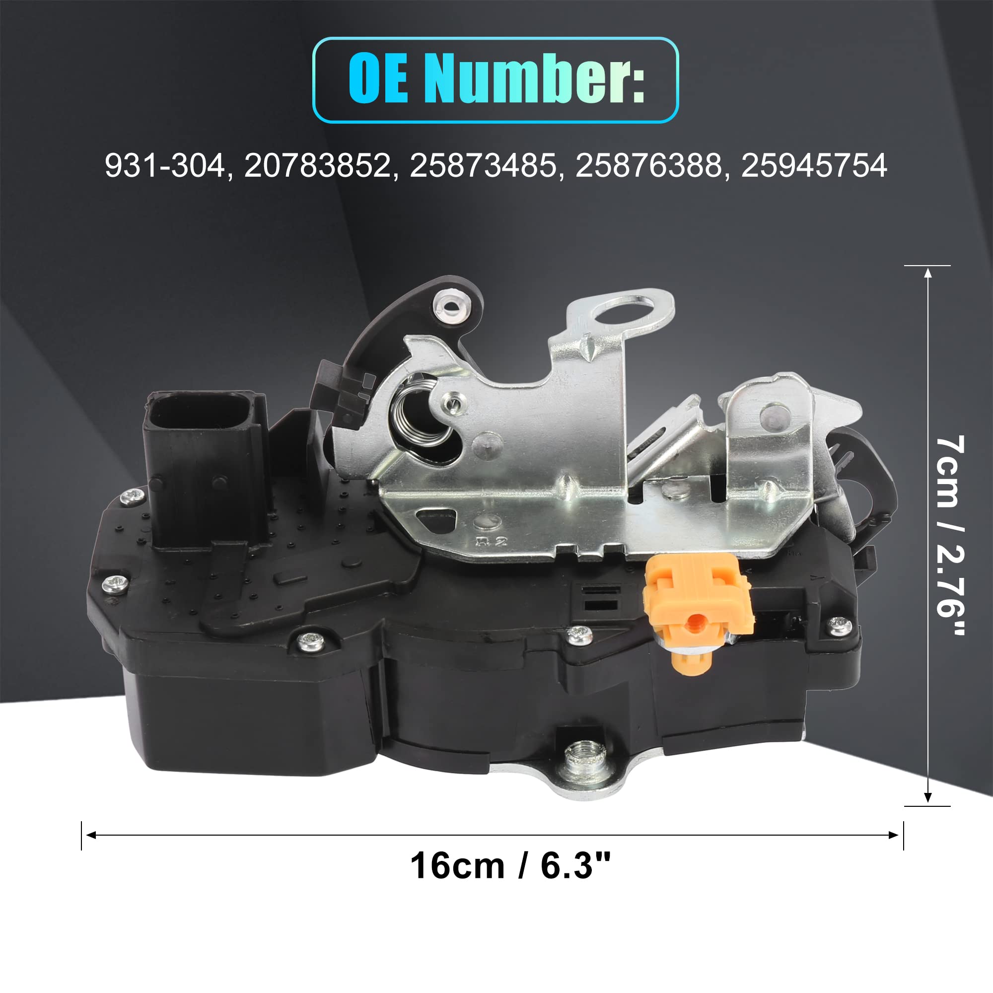 X AUTOHAUX Power Door Lock Actuator Motor Front Right Passenger Side for Chevrolet Silverado 1500 2500 for GMC Yukon for Cadilla